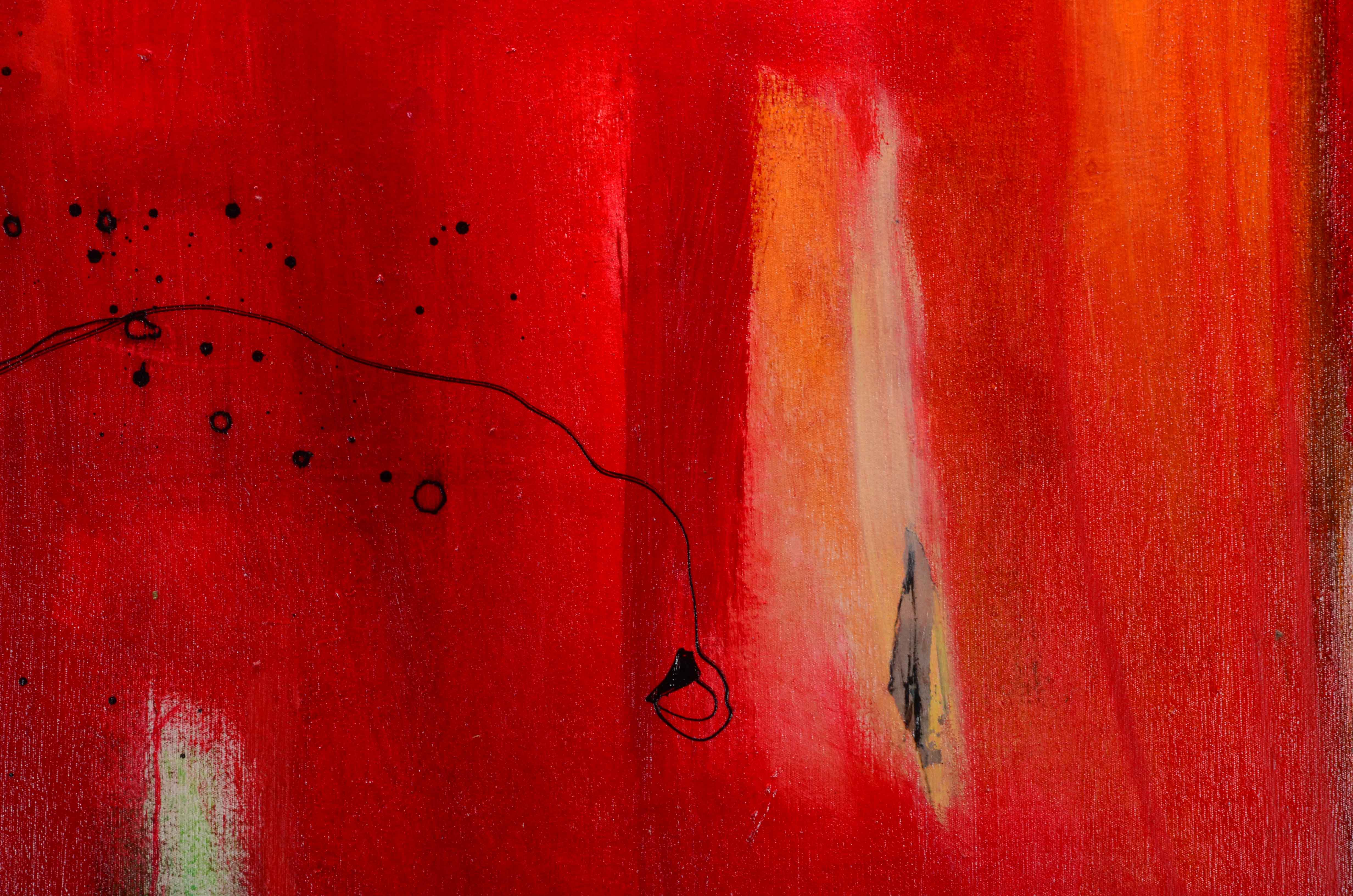 Suzanne Lambert Original 2004 Mixed Media Abstract Painting