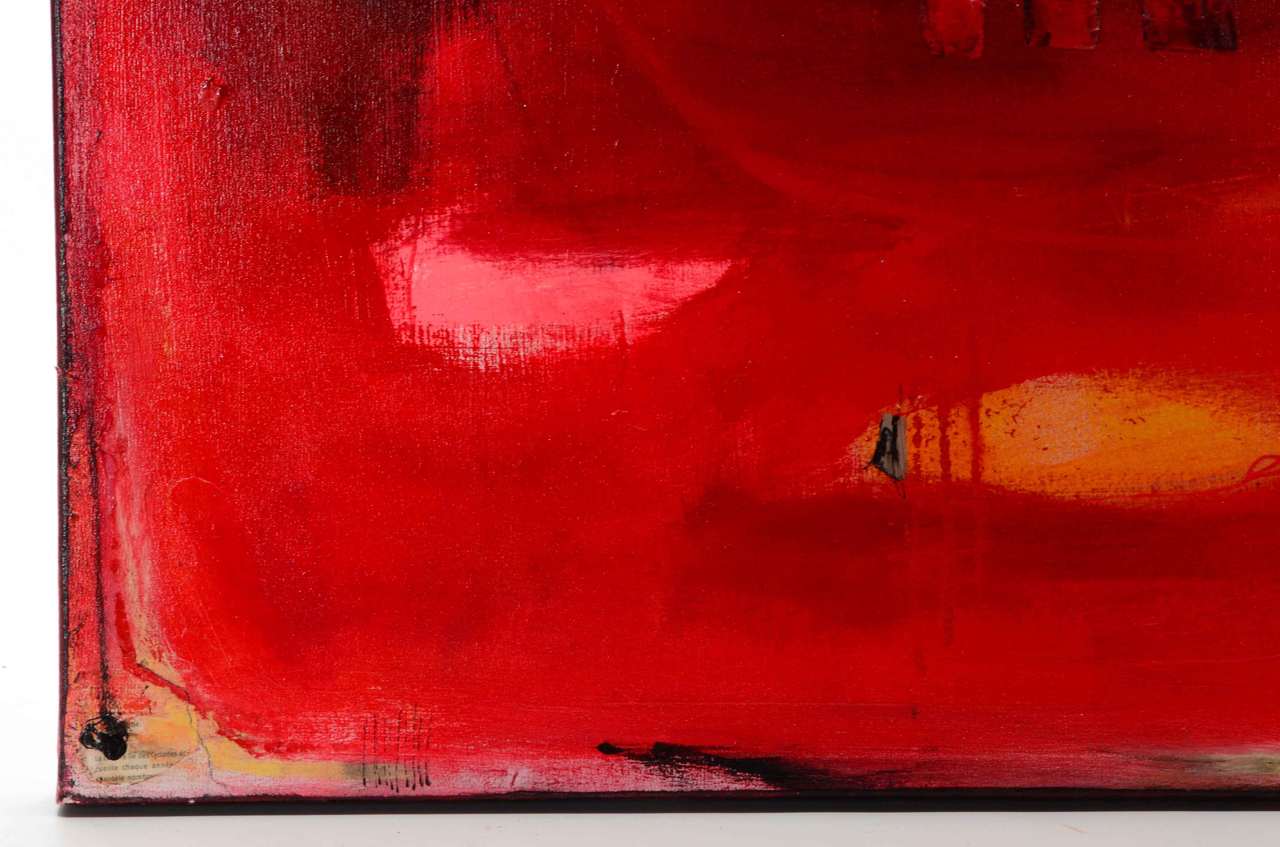 Suzanne Lambert Original 2004 Mixed Media Abstract Painting