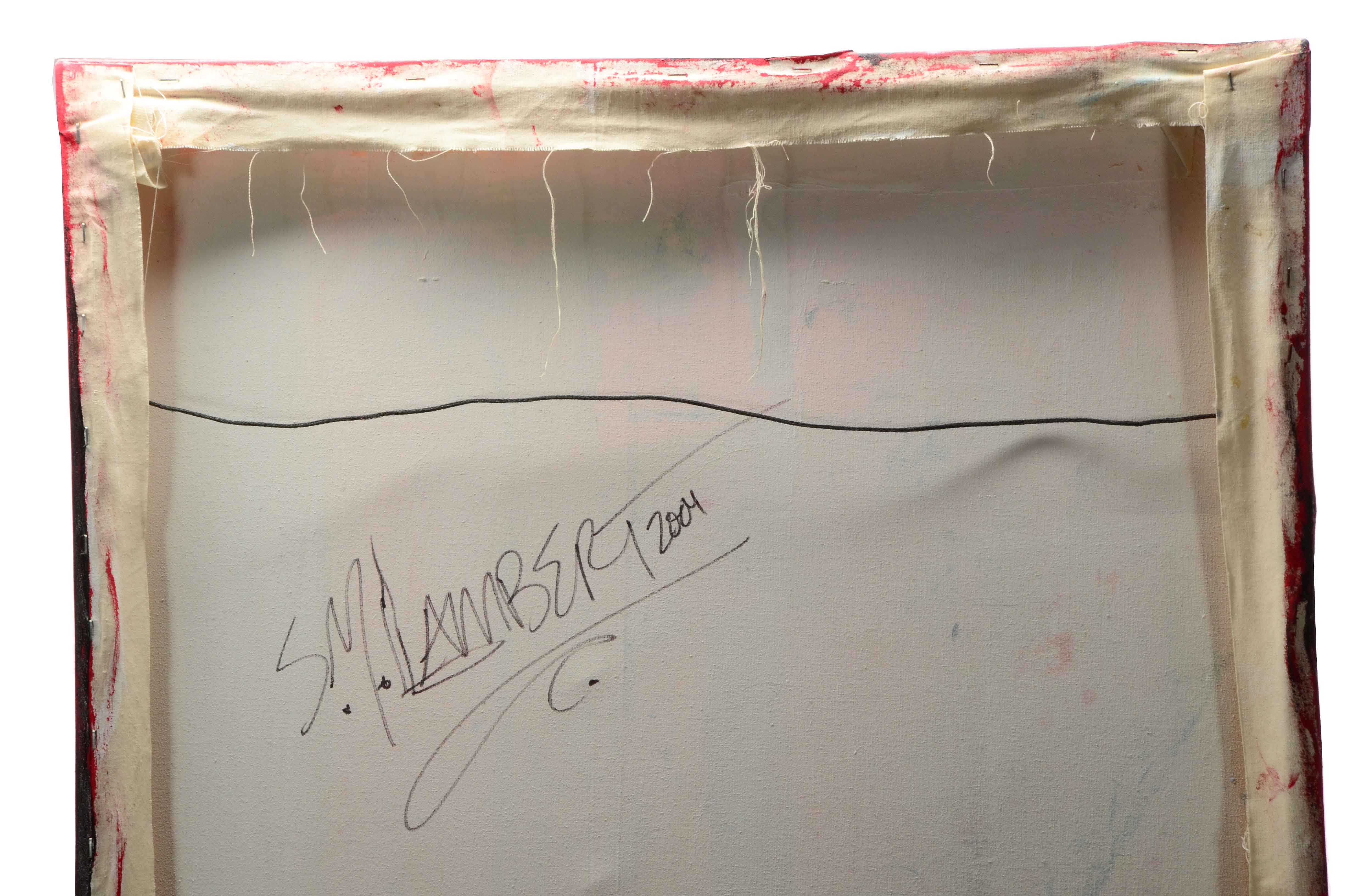 Suzanne Lambert Original 2004 Mixed Media Abstract Painting