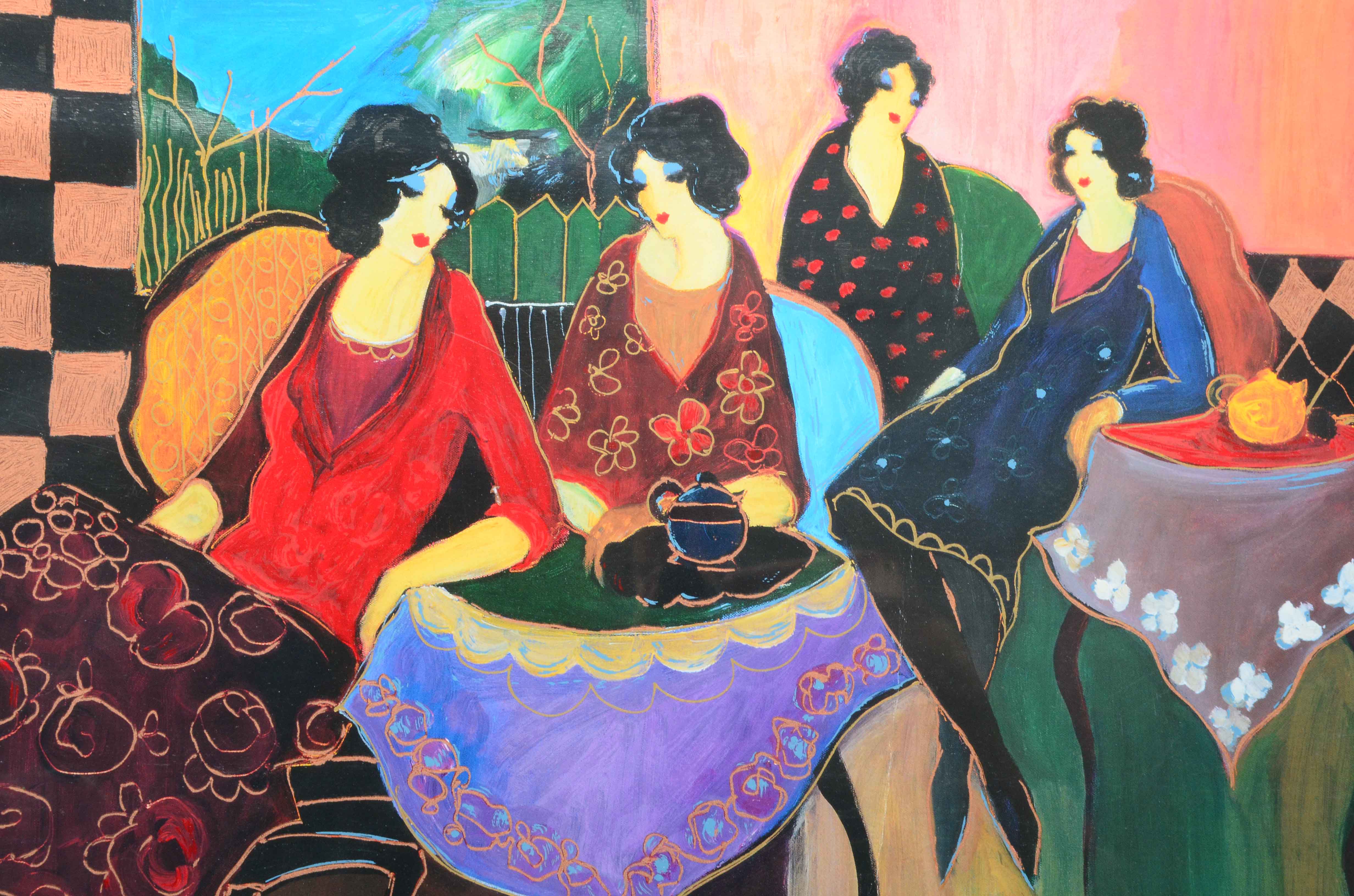 Seriolithograph after Itchak Tarkay's "Two by Two"