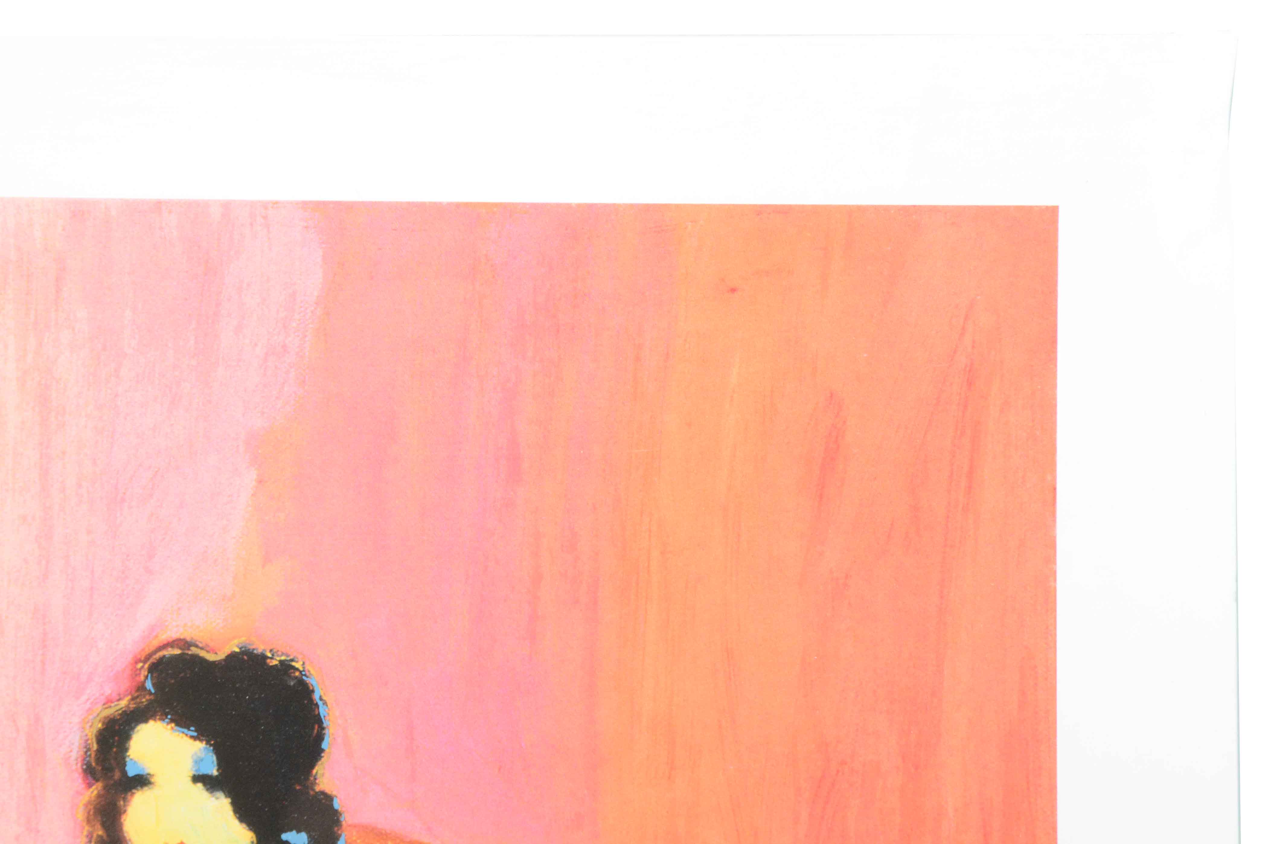 Seriolithograph after Itchak Tarkay's "Two by Two"