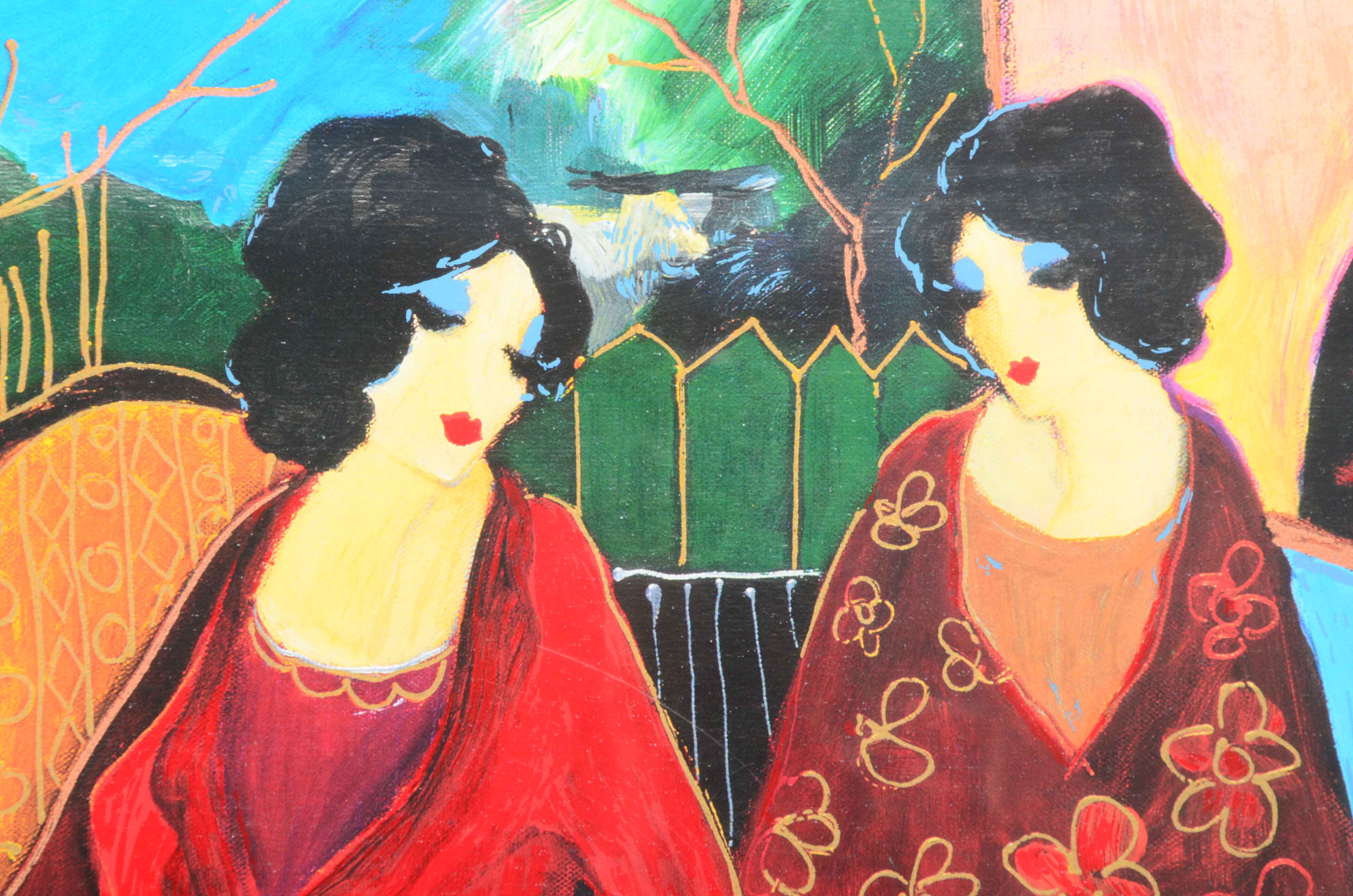 Seriolithograph after Itchak Tarkay's "Two by Two"