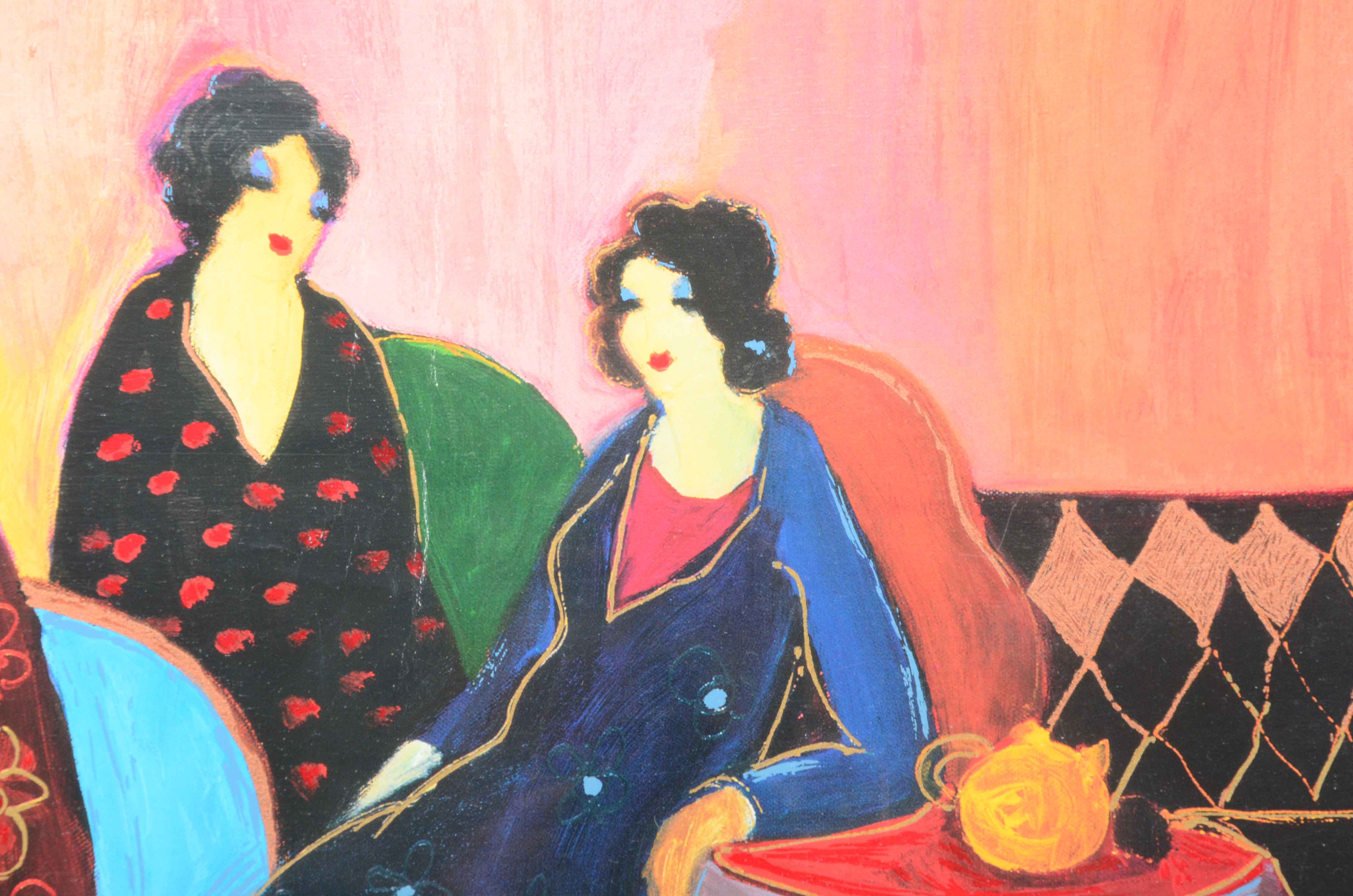 Seriolithograph after Itchak Tarkay's "Two by Two"