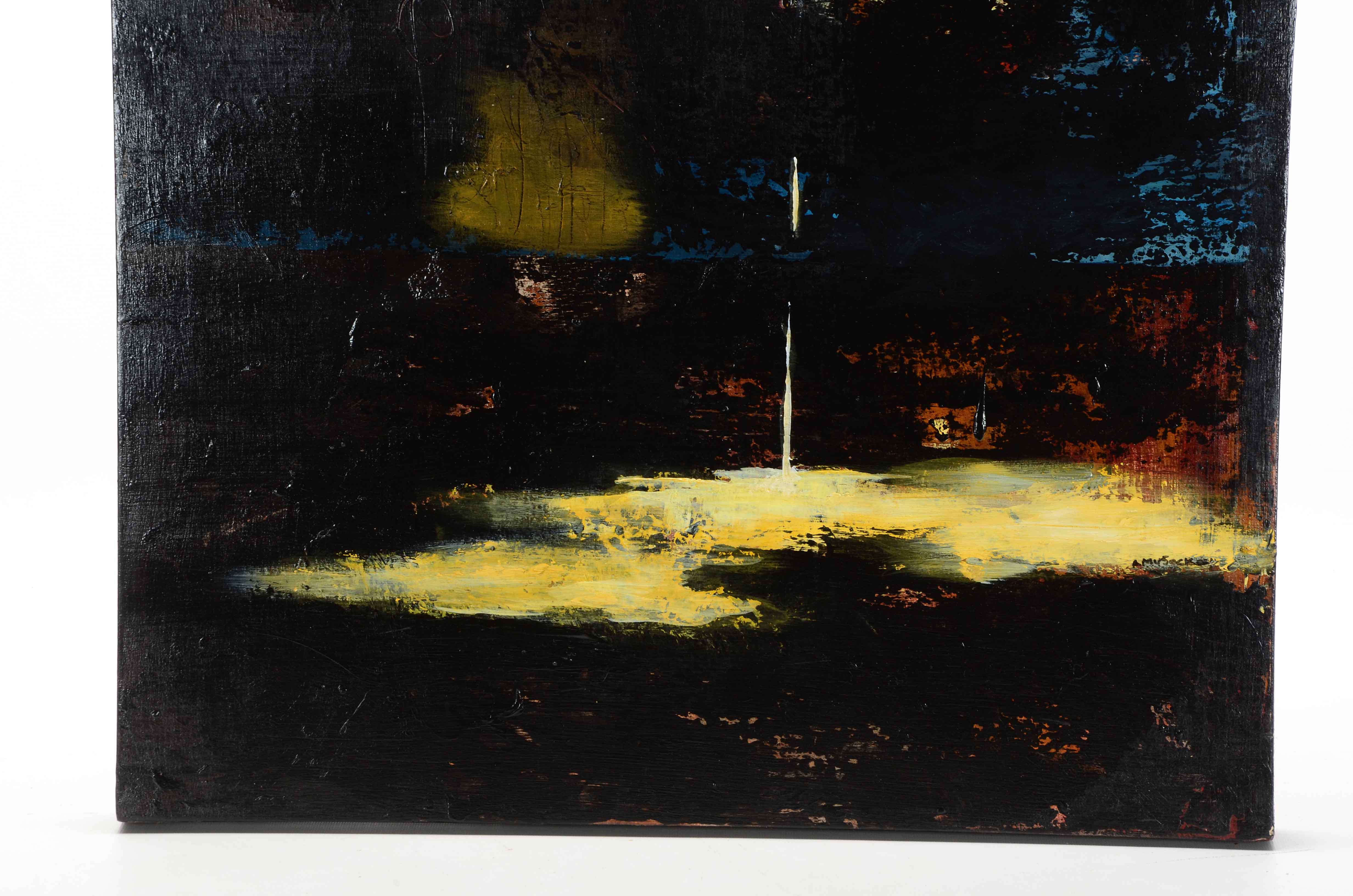 Adam Mysock Contemporary Original Oil on Wood Panel Diptych "Hit the Showers, You're Off the Team"