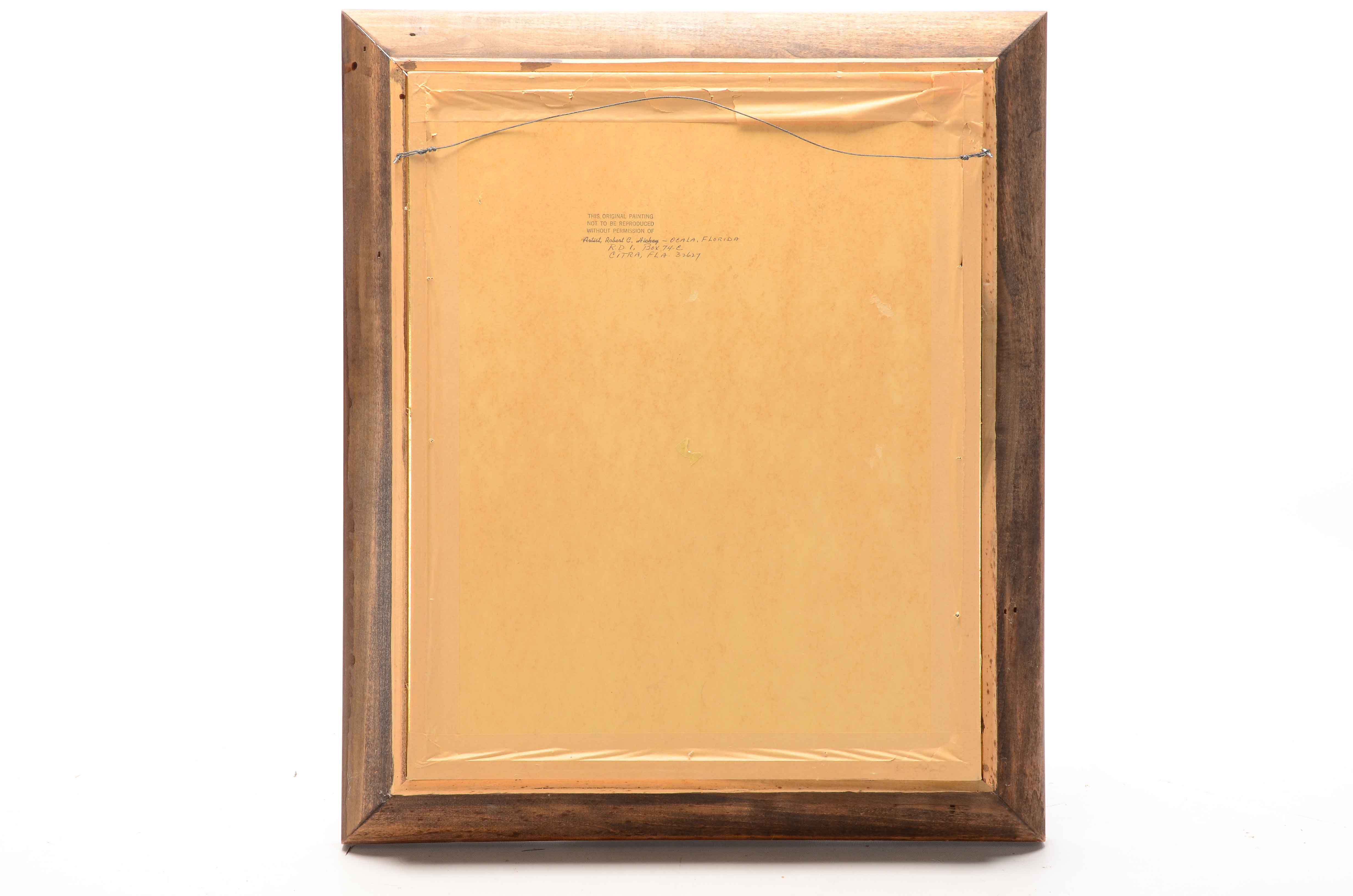 Robert Hickey Original Vintage Pastel Dog Portrait "Brit"