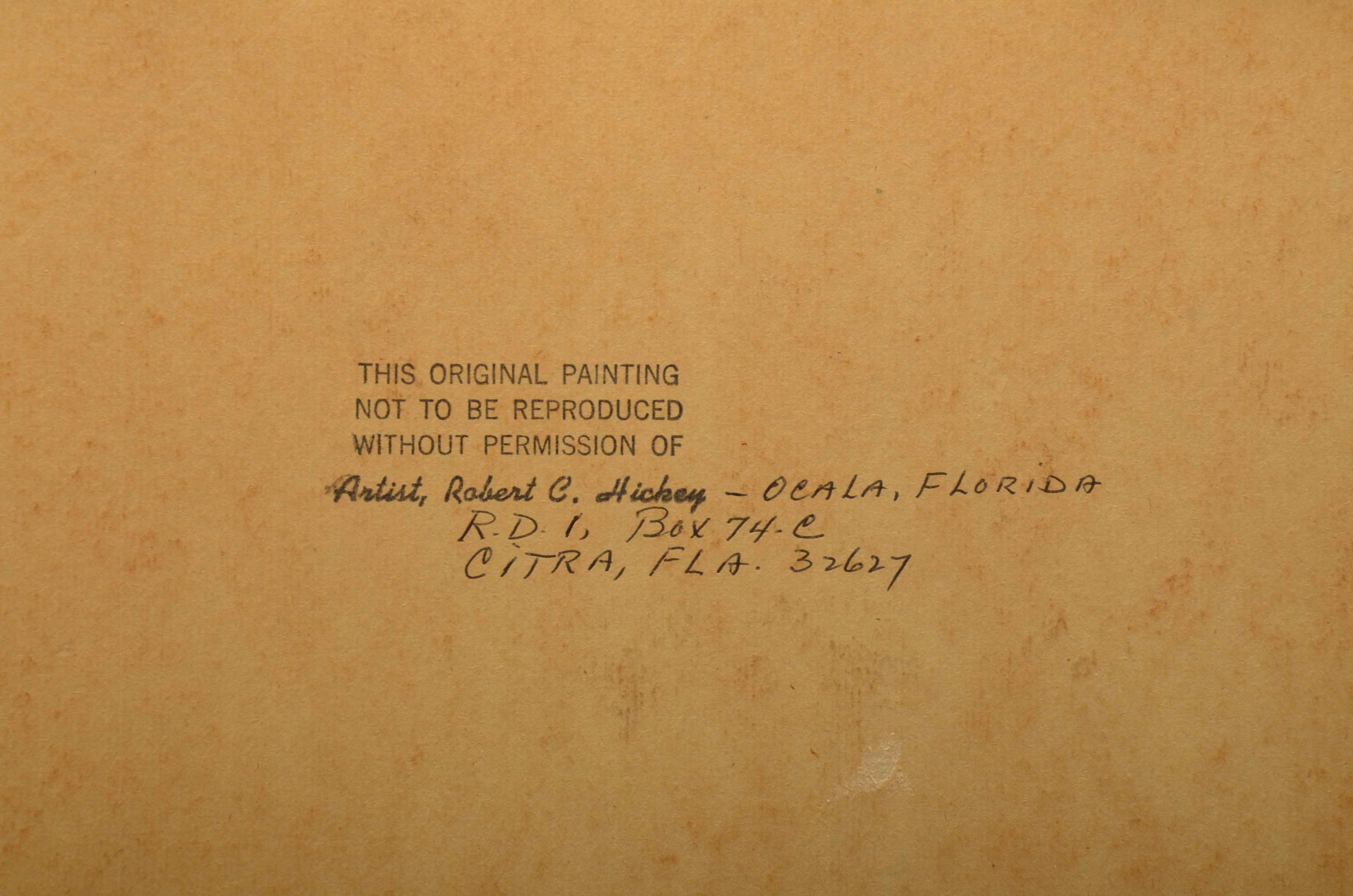 Robert Hickey Original Vintage Pastel Dog Portrait "Brit"