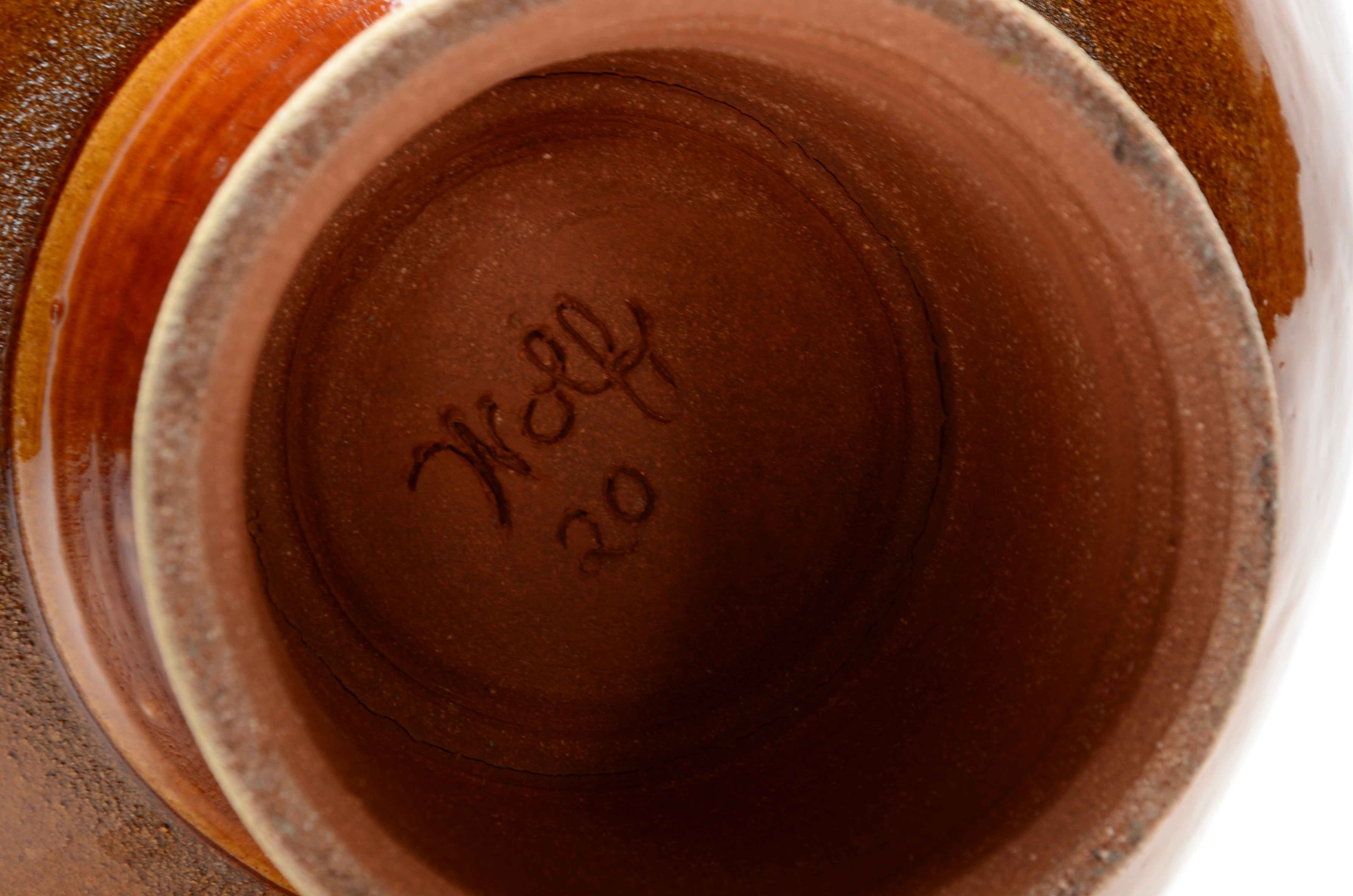 Signed Hand Thrown Art Pottery Vessel