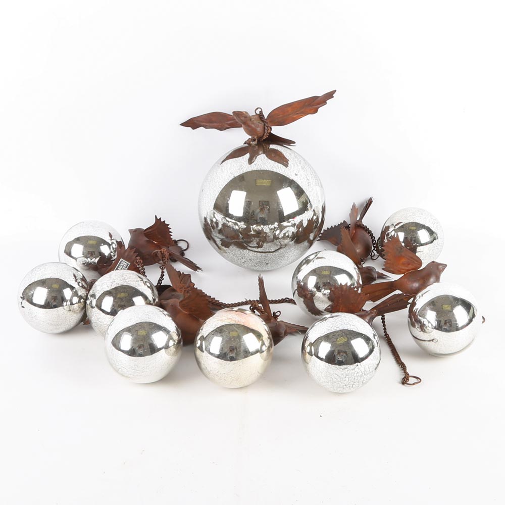 Mercury Glass Tree Ornaments