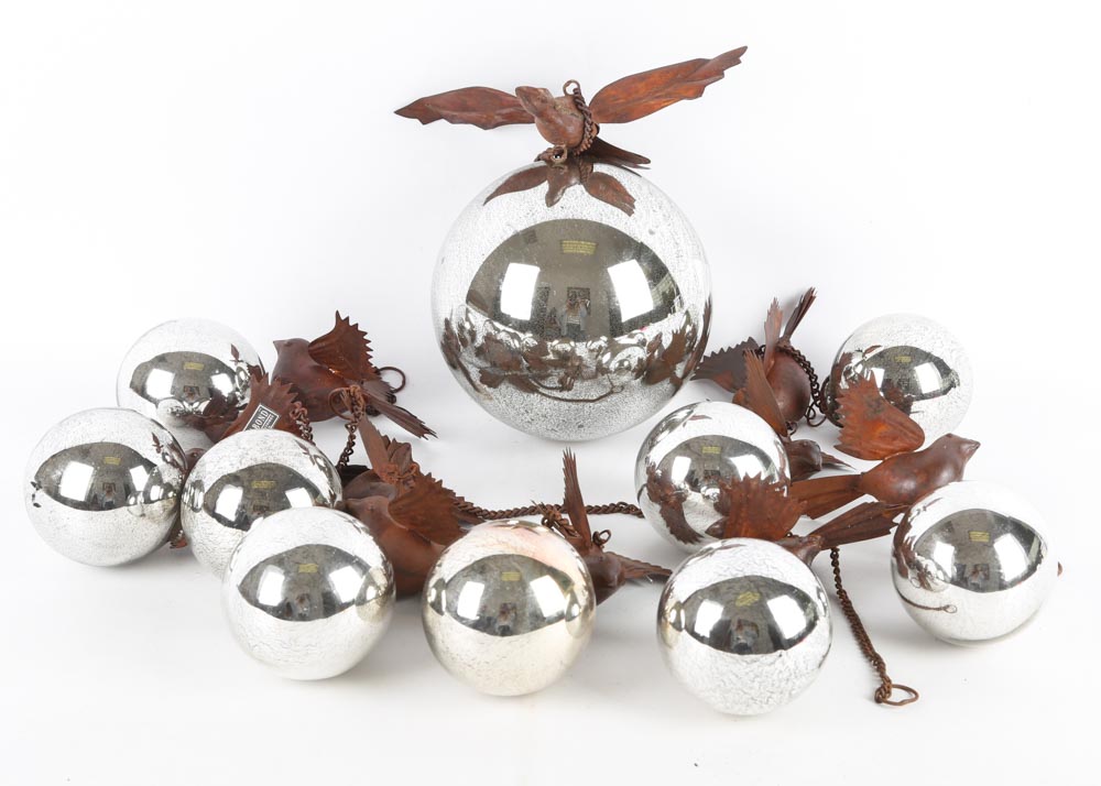 Mercury Glass Tree Ornaments
