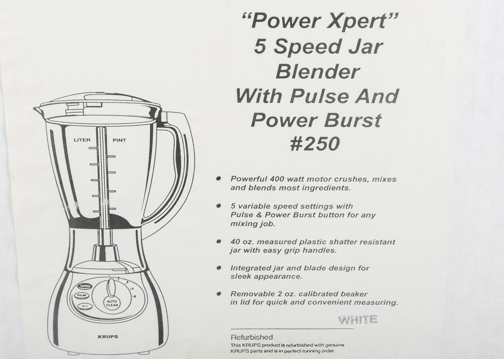 Refurbished Krups Power XPert Blender