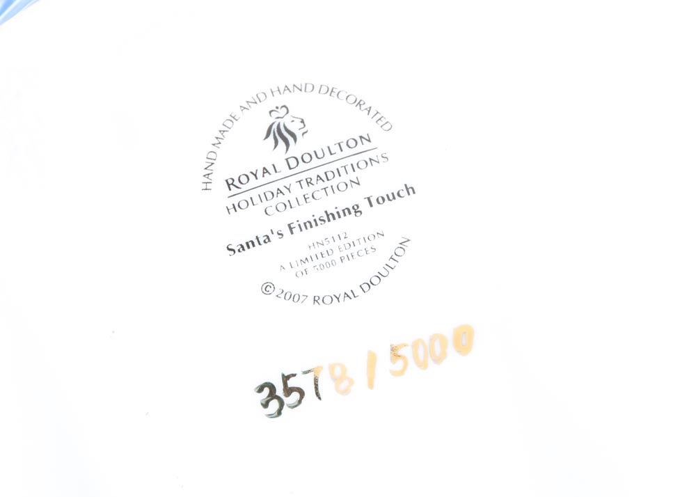 Limited Edition Royal Doulton Holiday Traditions Figurines