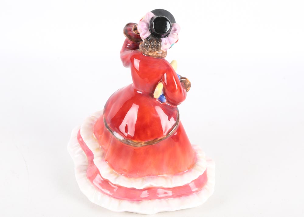 Royal Doulton Christmas Figurines Featuring Pretty Ladies