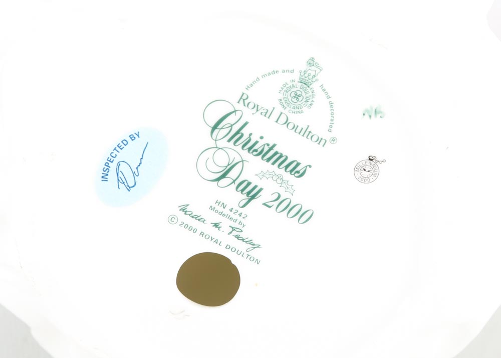 Royal Doulton Christmas Figurines Featuring Pretty Ladies