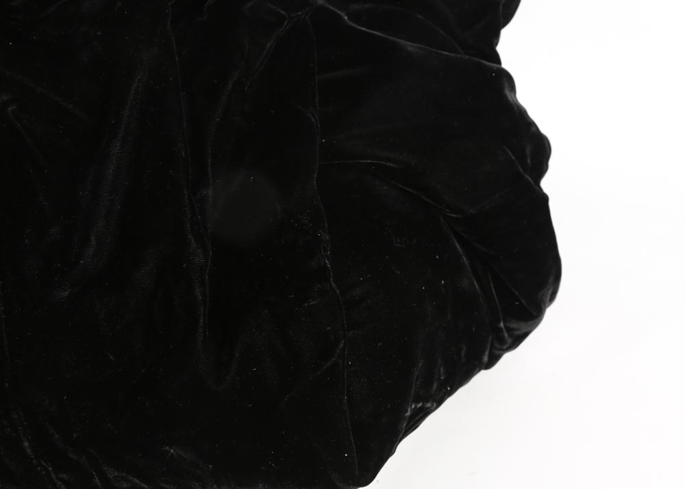 Black Velvet Drapery Panels