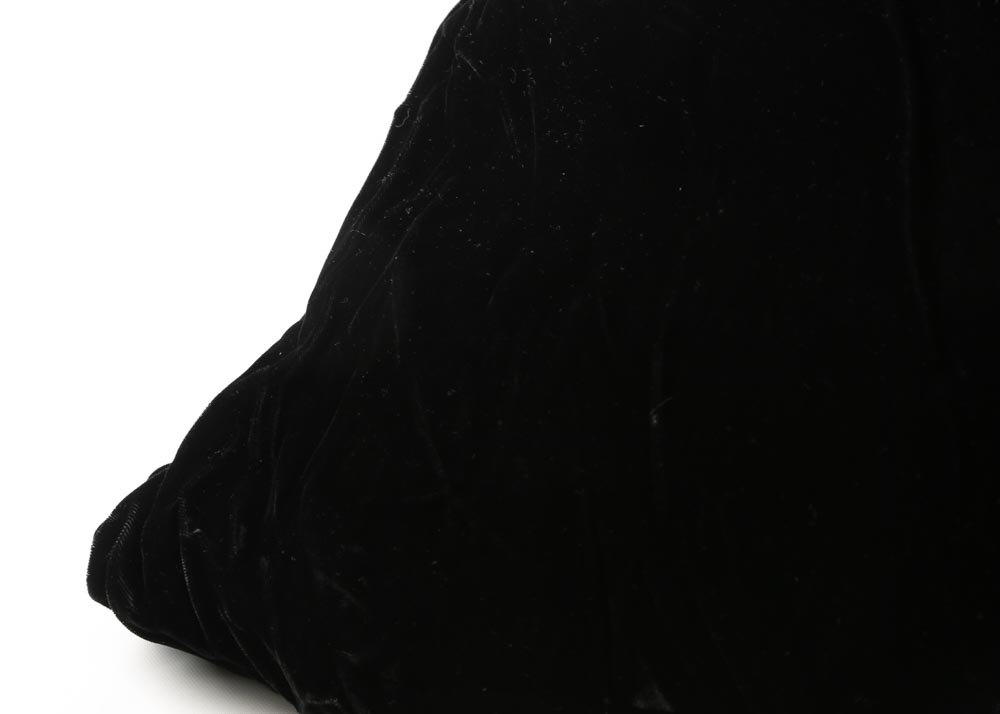 Black Velvet Drapery Panels