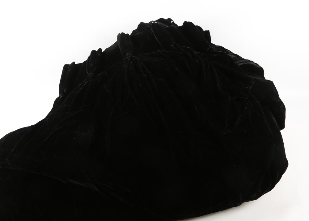 Black Velvet Drapery Panels