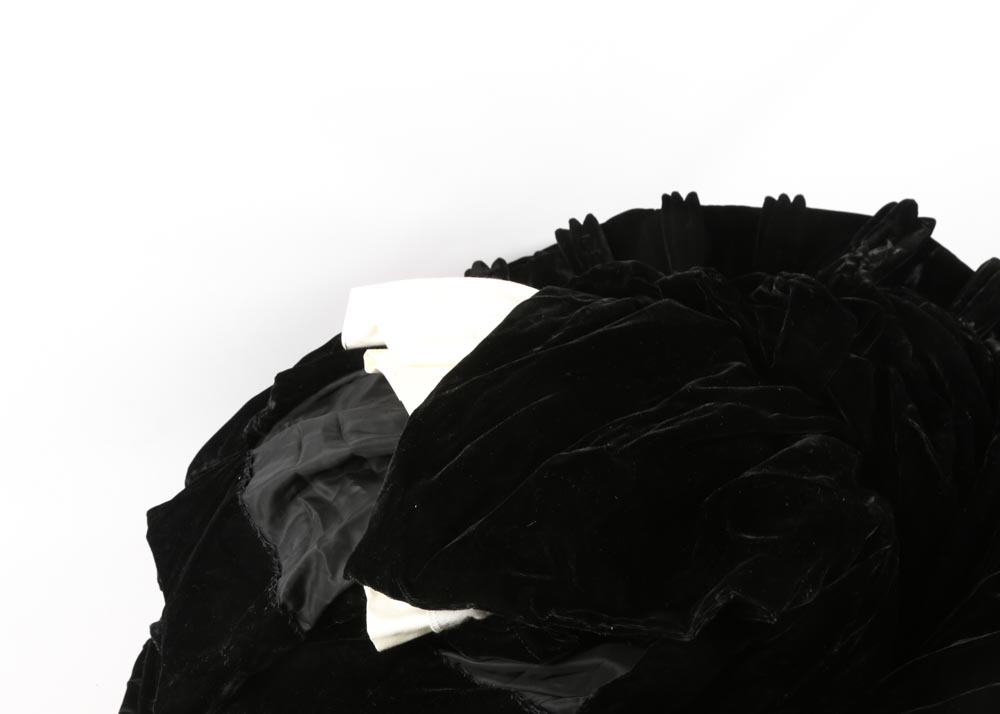 Black Velvet Drapery Panels