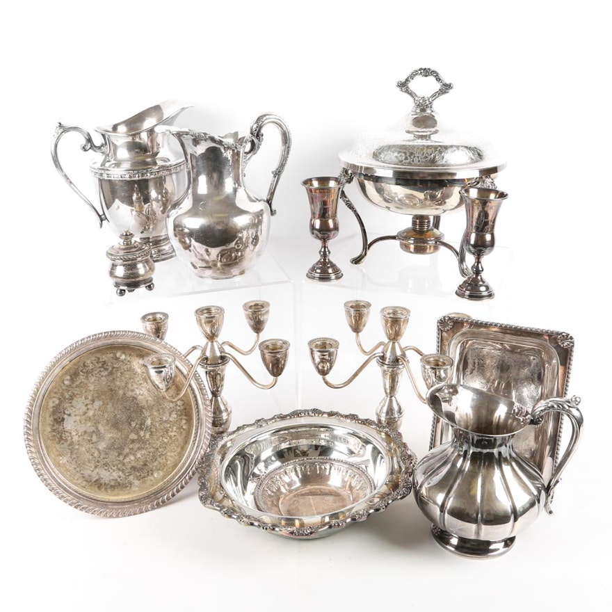 Silver Plate and Weighted Sterling Silver Collection
