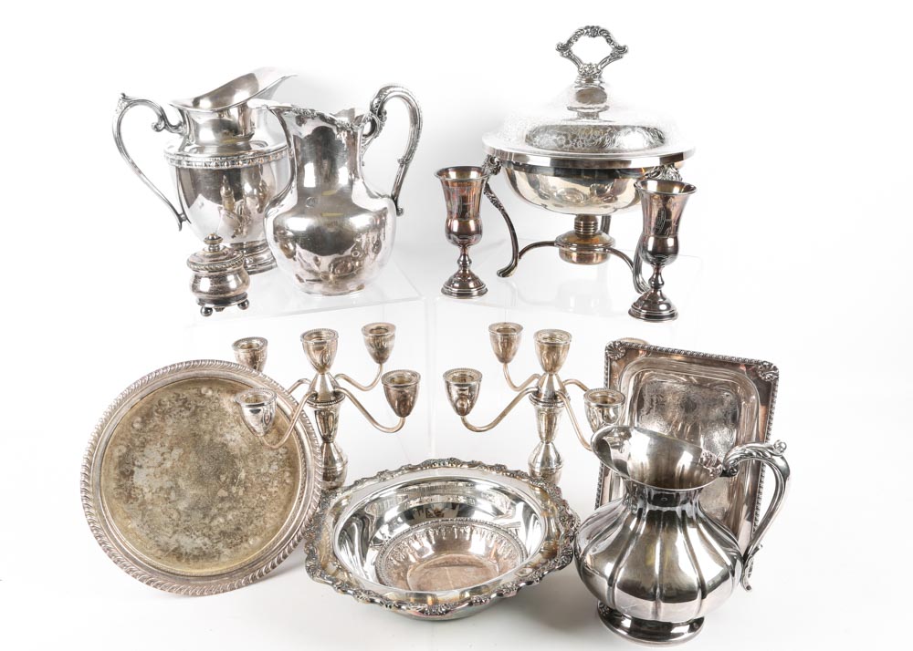 Silver Plate and Weighted Sterling Silver Collection