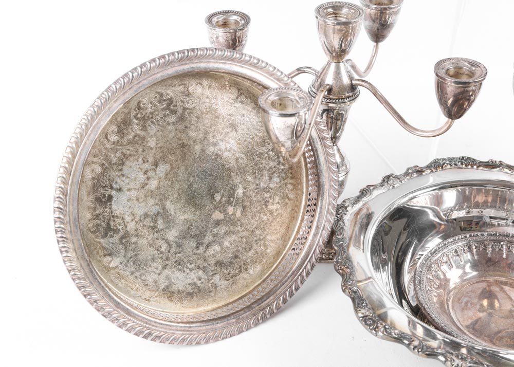 Silver Plate and Weighted Sterling Silver Collection