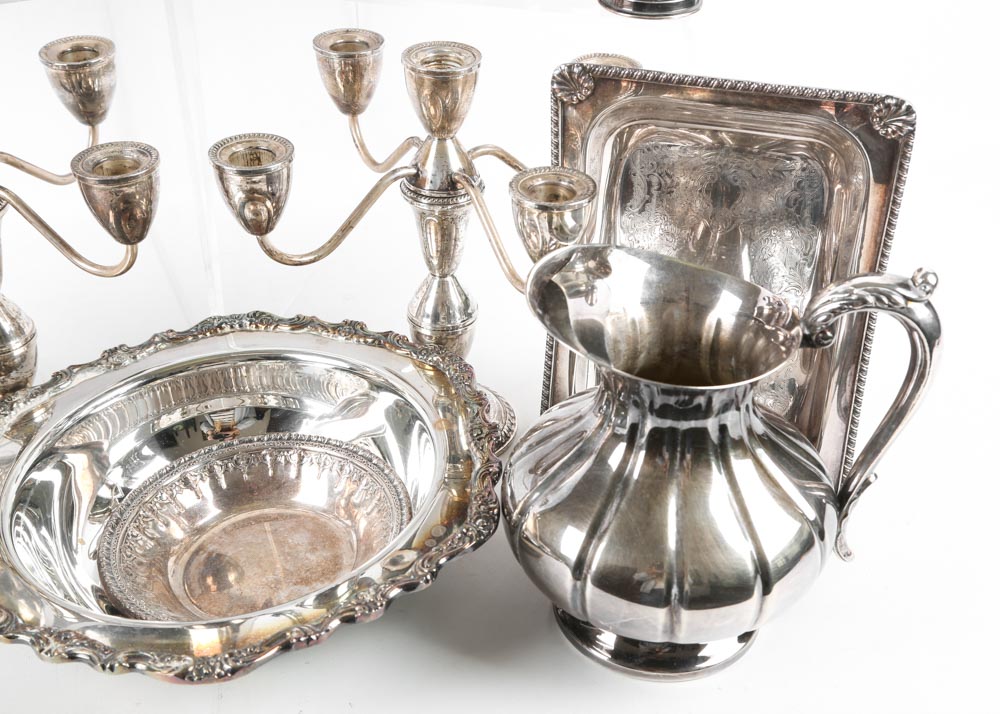 Silver Plate and Weighted Sterling Silver Collection