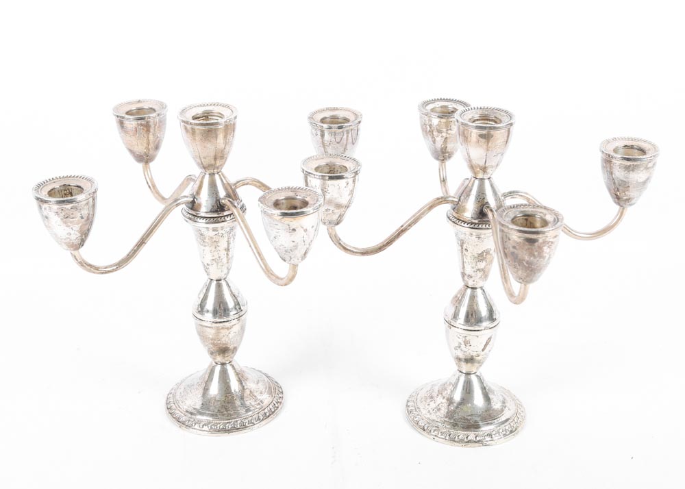 Silver Plate and Weighted Sterling Silver Collection