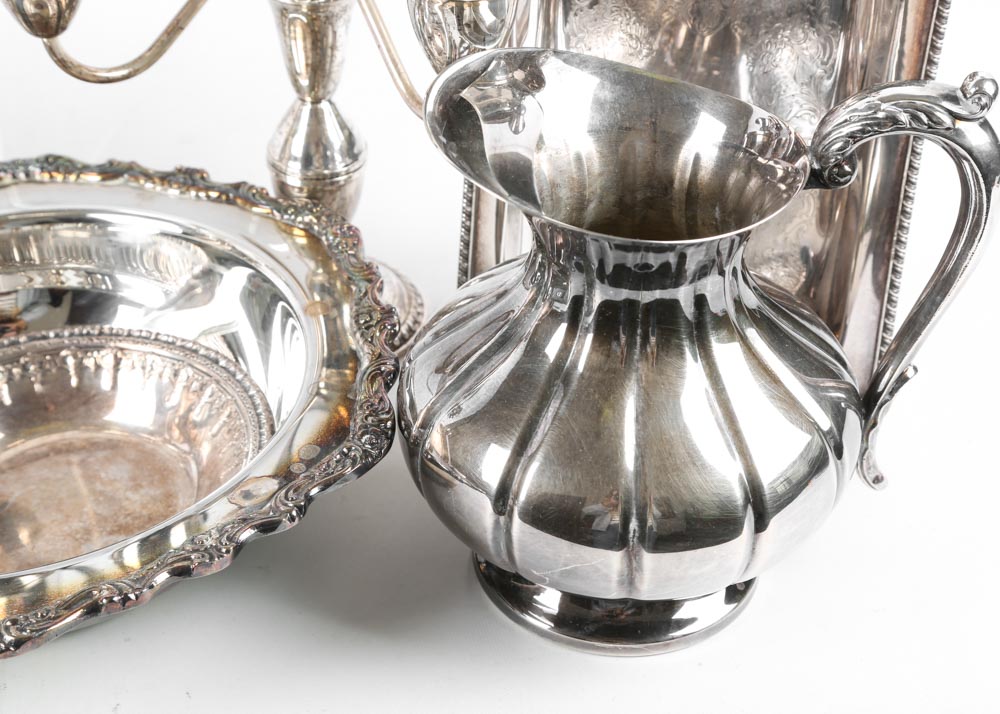 Silver Plate and Weighted Sterling Silver Collection