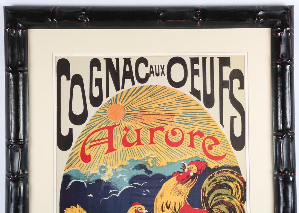 Cognac Aux Oefs Liquers Offset Lithograph