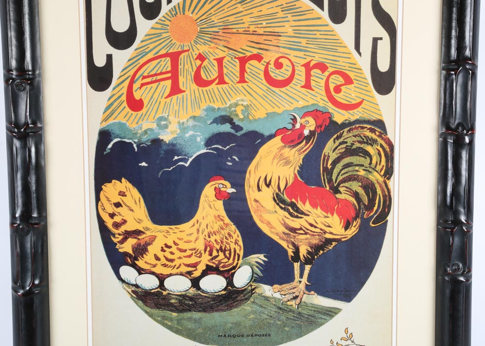 Cognac Aux Oefs Liquers Offset Lithograph