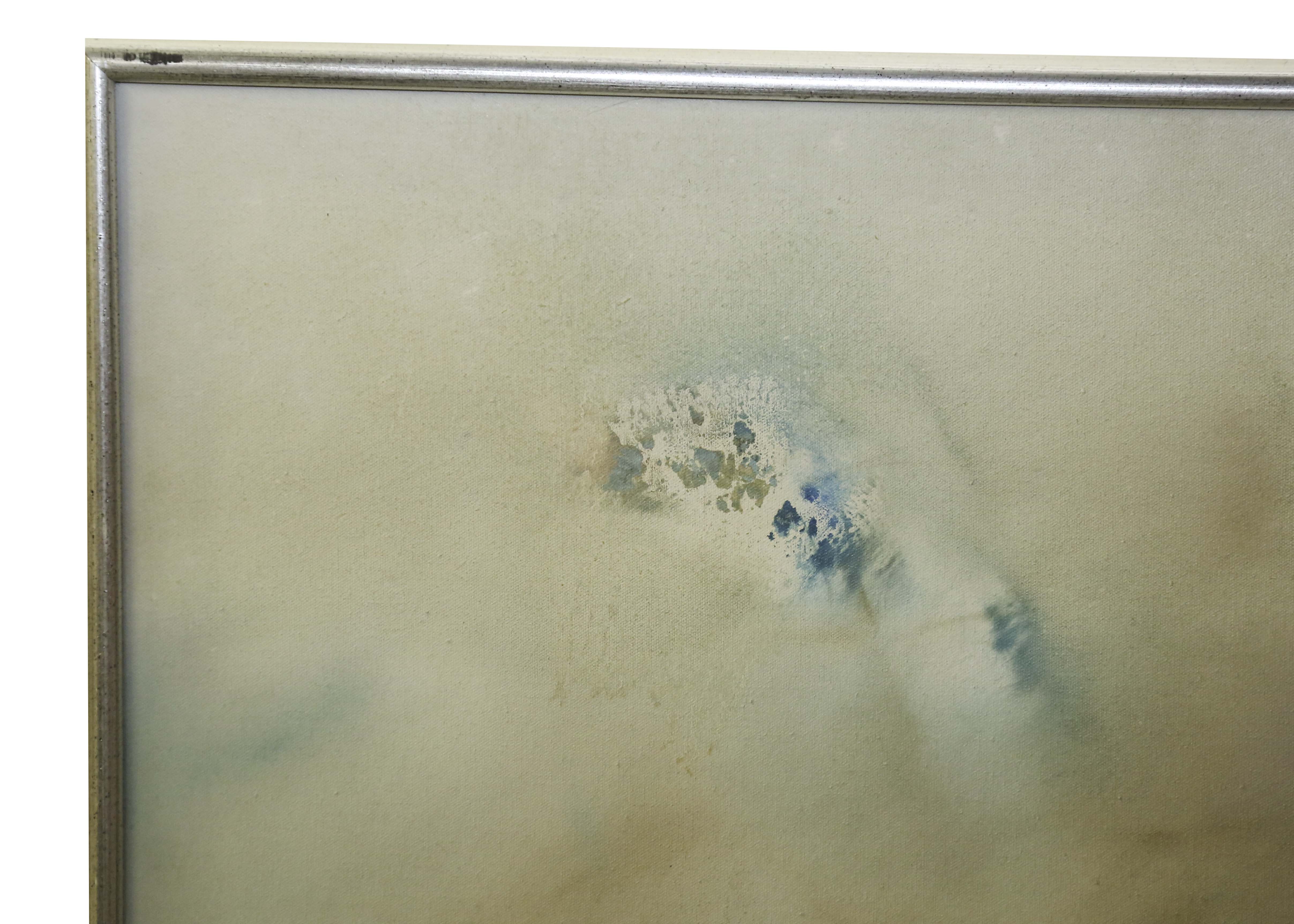 Original Vicente Carneiro Abstract Oil Painting on Canvas