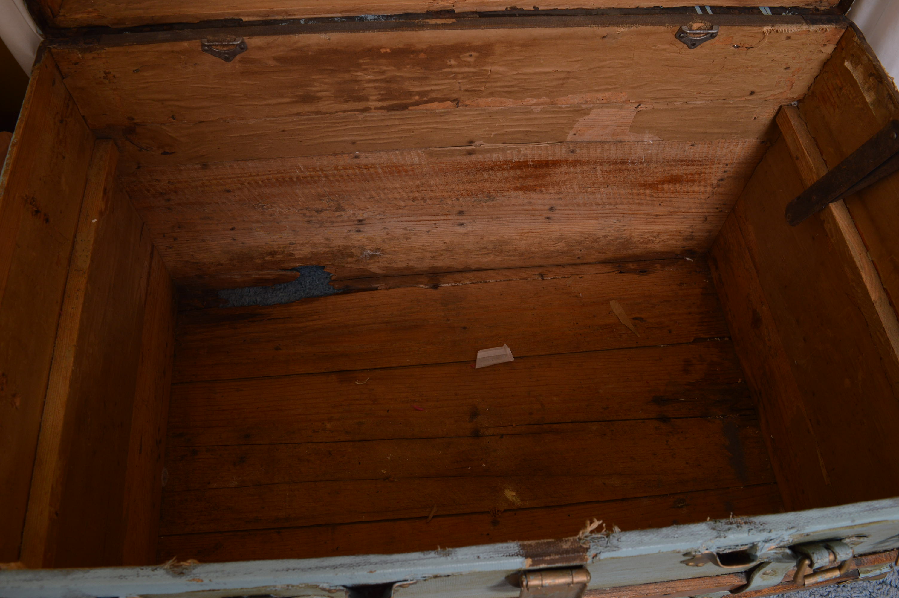 Painted Steamer Trunk