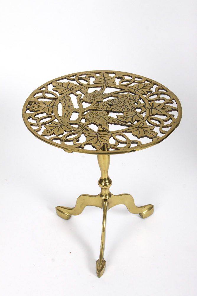 Wood and Brass Candle Holders