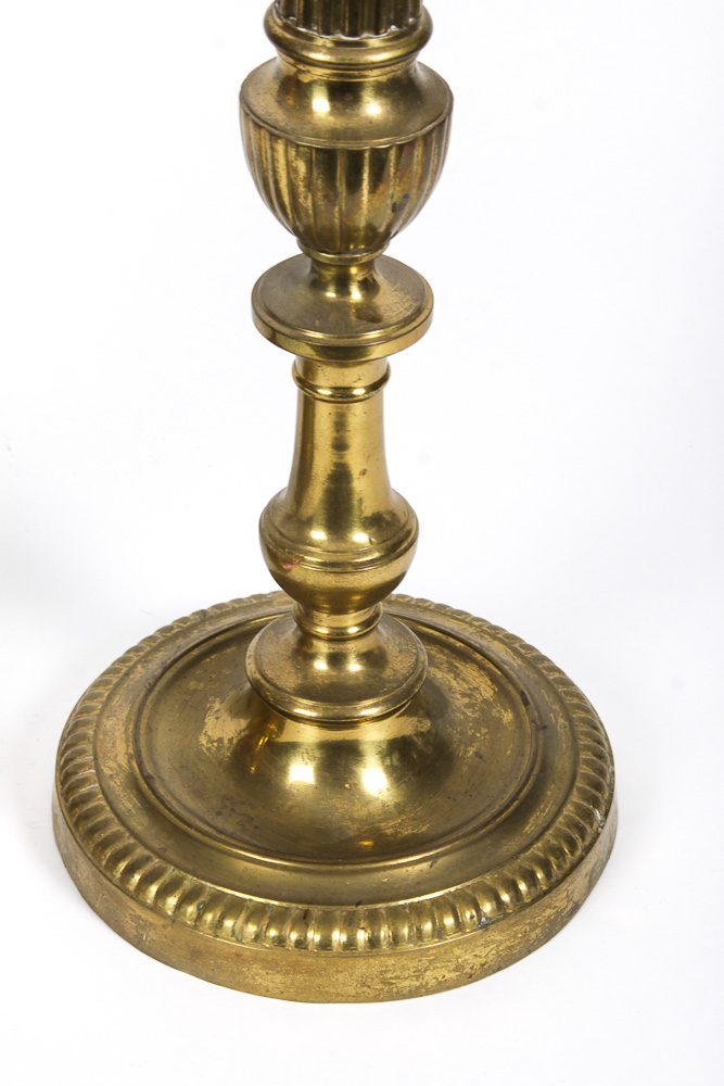 Wood and Brass Candle Holders