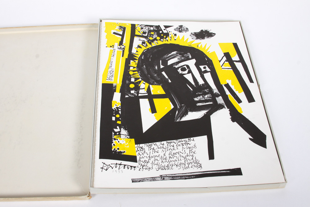 1956 First Edition "Abraham Rattner: Twenty-Four Plates" with Introduction by Allen S. Weller