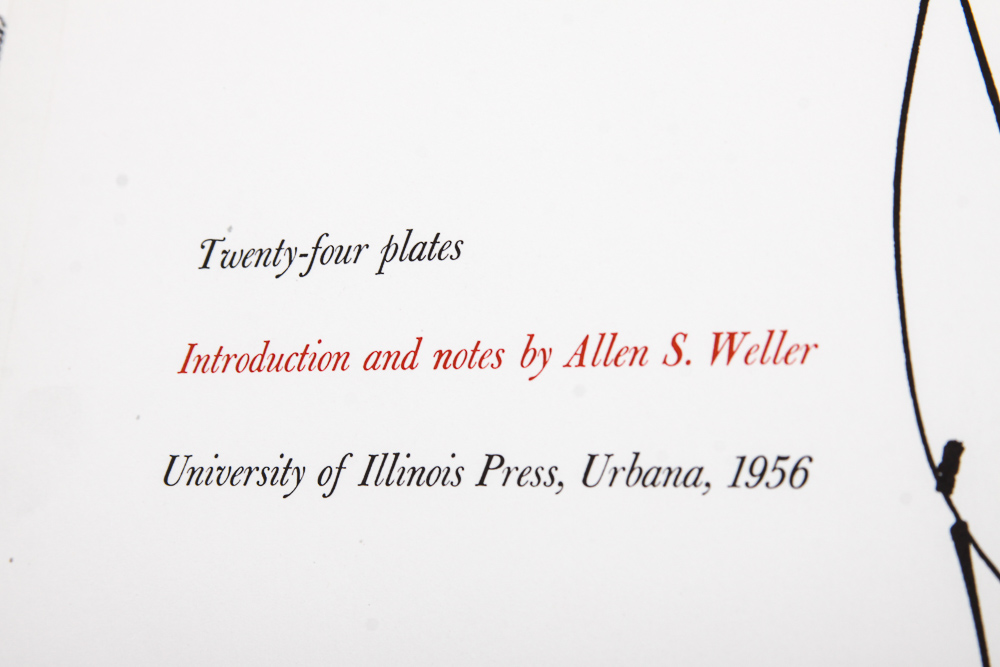 1956 First Edition "Abraham Rattner: Twenty-Four Plates" with Introduction by Allen S. Weller