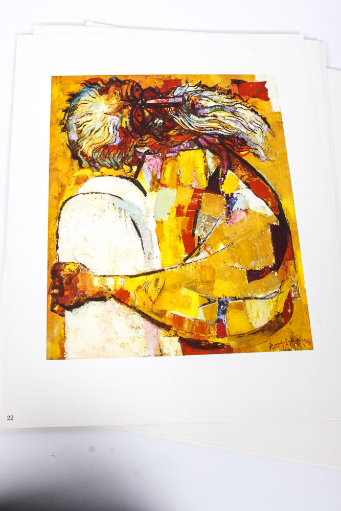 1956 First Edition "Abraham Rattner: Twenty-Four Plates" with Introduction by Allen S. Weller