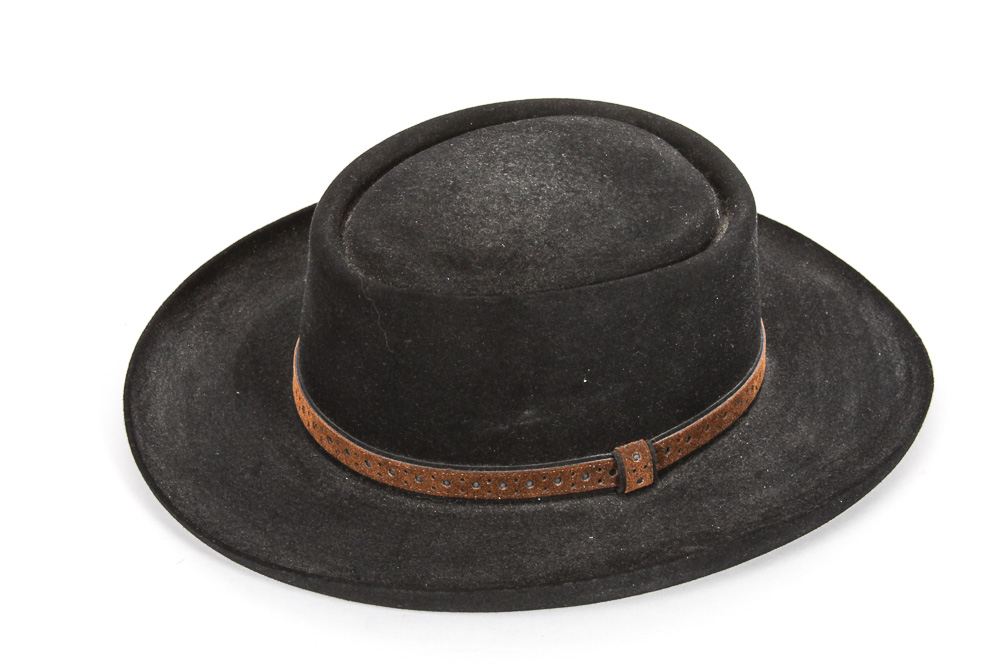 John B. Stetson Hats Including "The Gun Club" and a Woven Straw Boater
