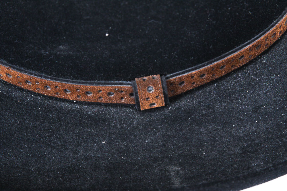 John B. Stetson Hats Including "The Gun Club" and a Woven Straw Boater