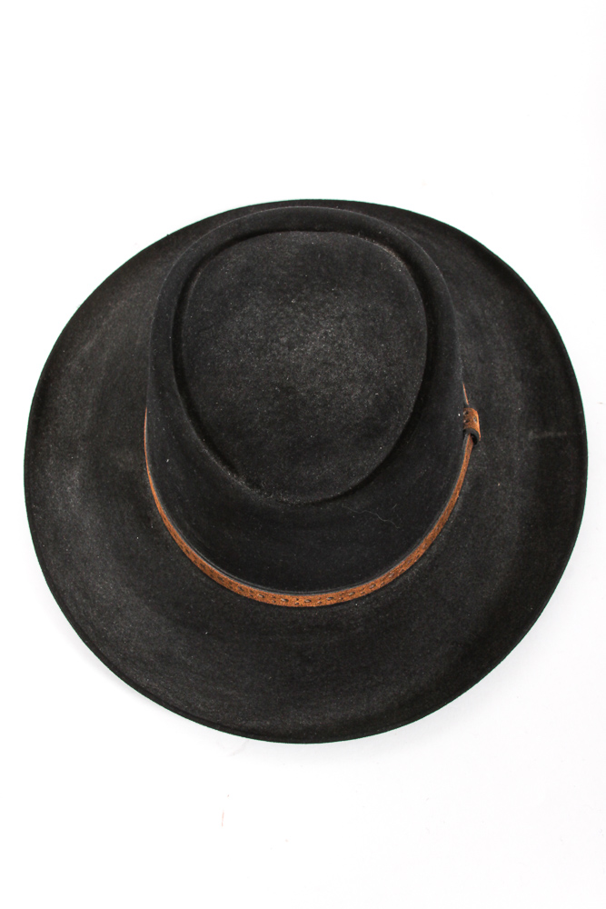 John B. Stetson Hats Including "The Gun Club" and a Woven Straw Boater