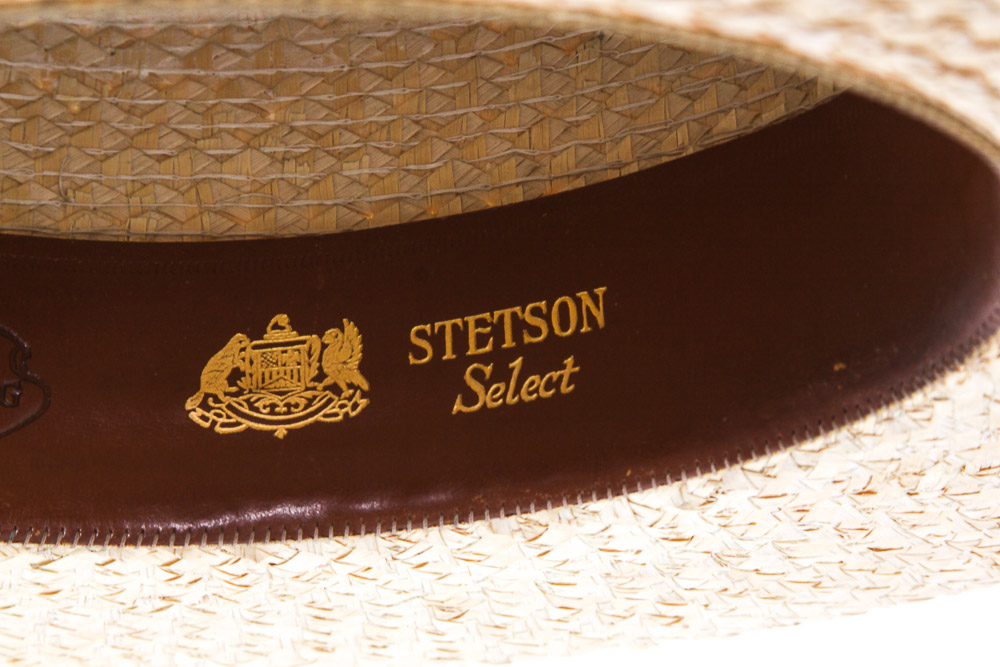 John B. Stetson Hats Including "The Gun Club" and a Woven Straw Boater