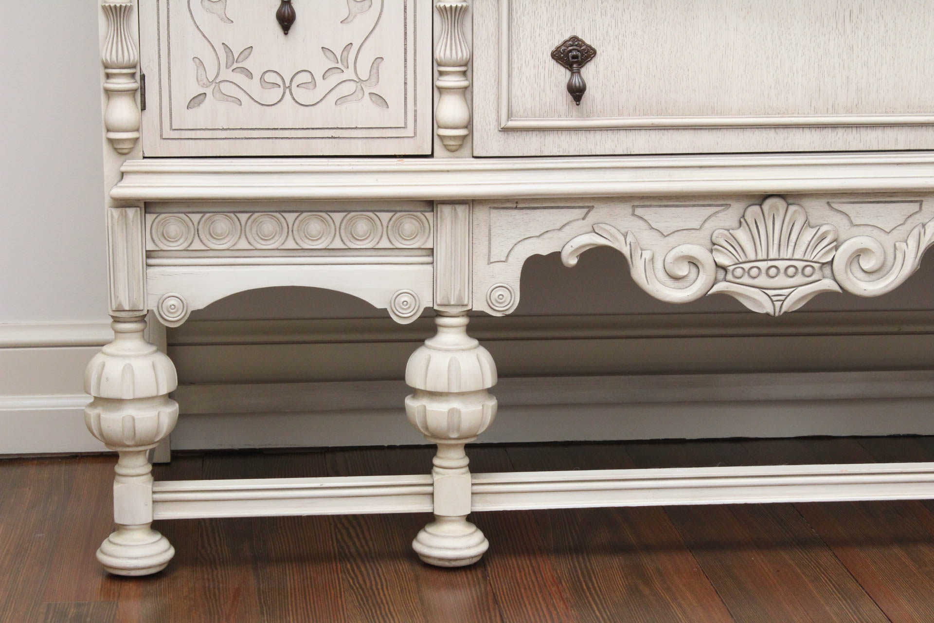 Antique Jacobean Style Buffet