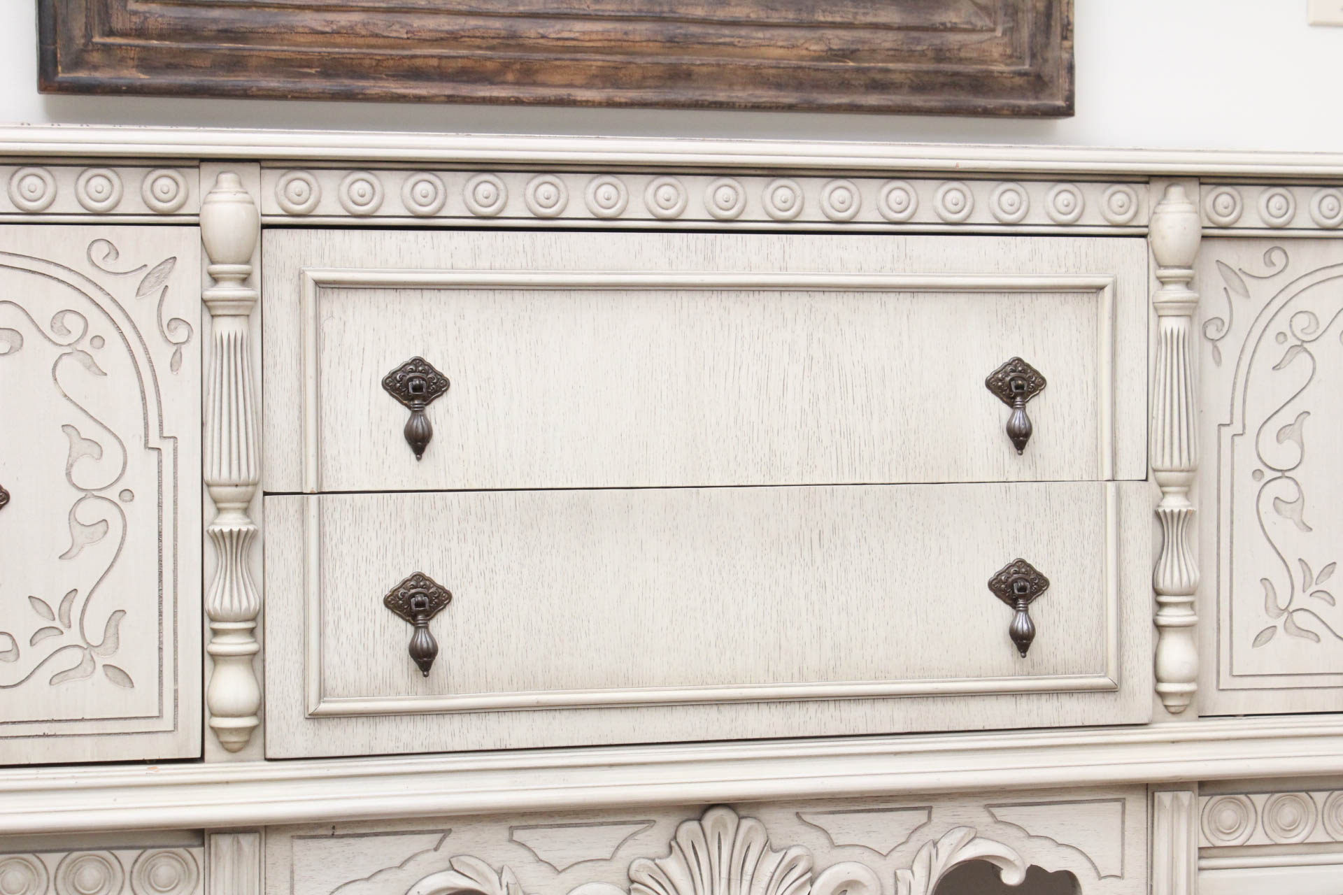 Antique Jacobean Style Buffet