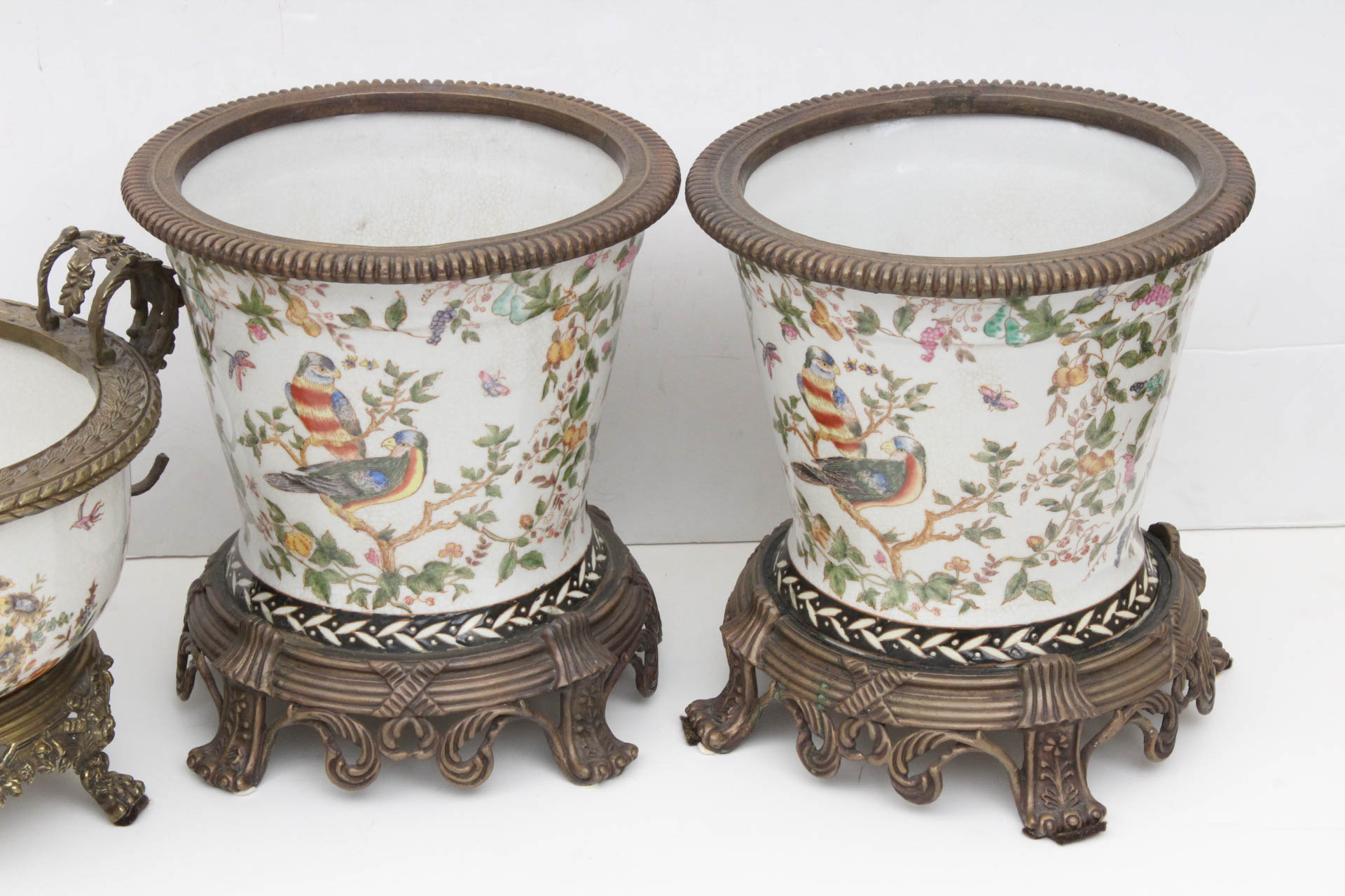 Hua Rong Tang Chinese Porcelain and Brass Decorative Vessels