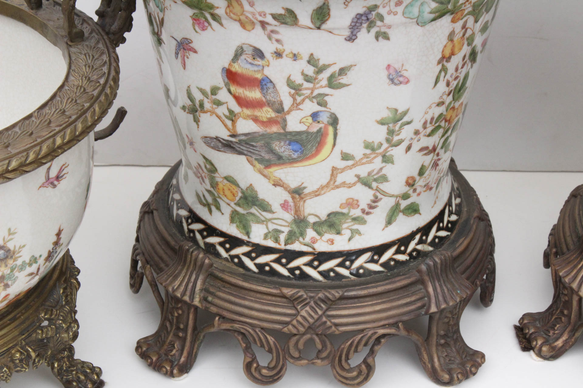 Hua Rong Tang Chinese Porcelain and Brass Decorative Vessels