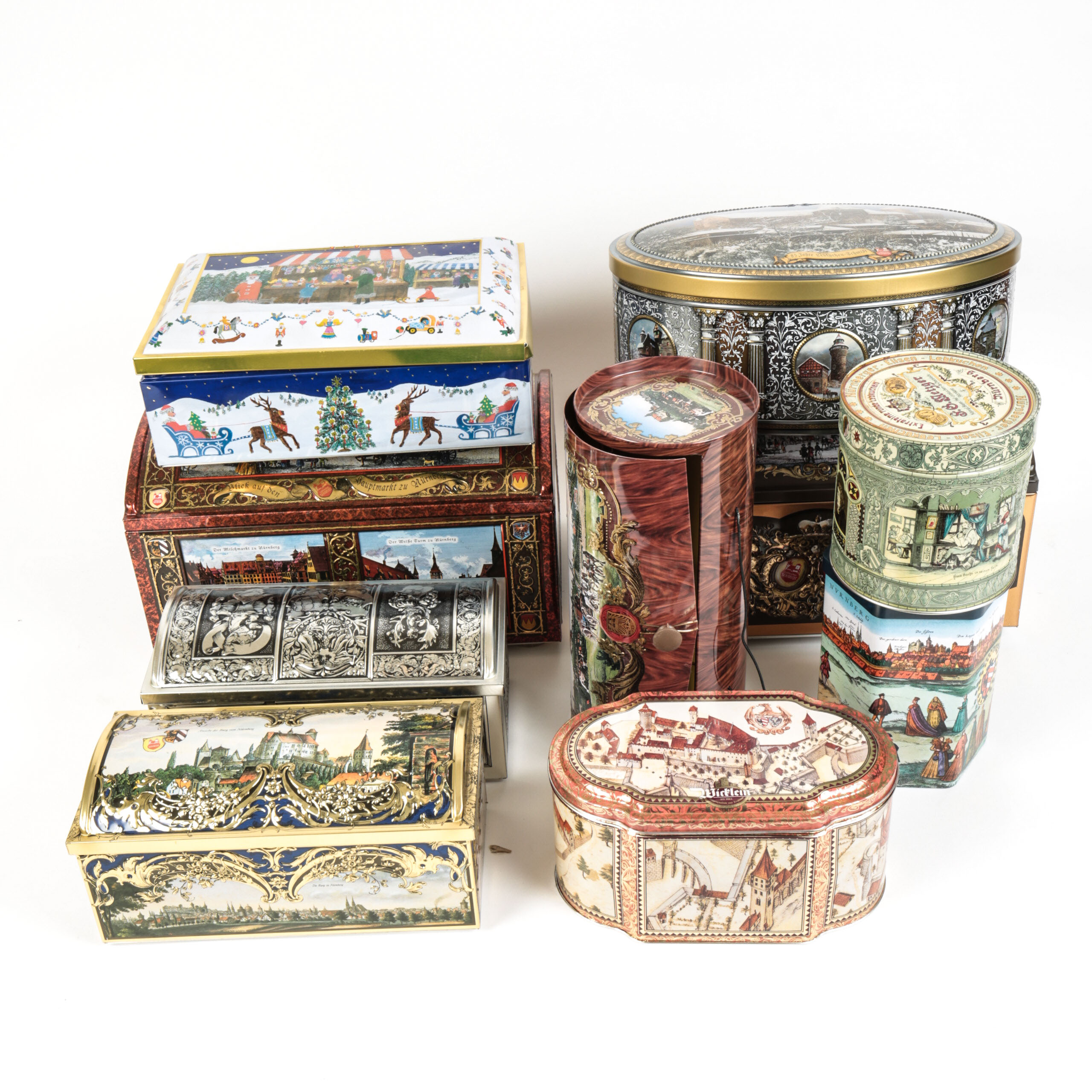 German Tin Container Collection