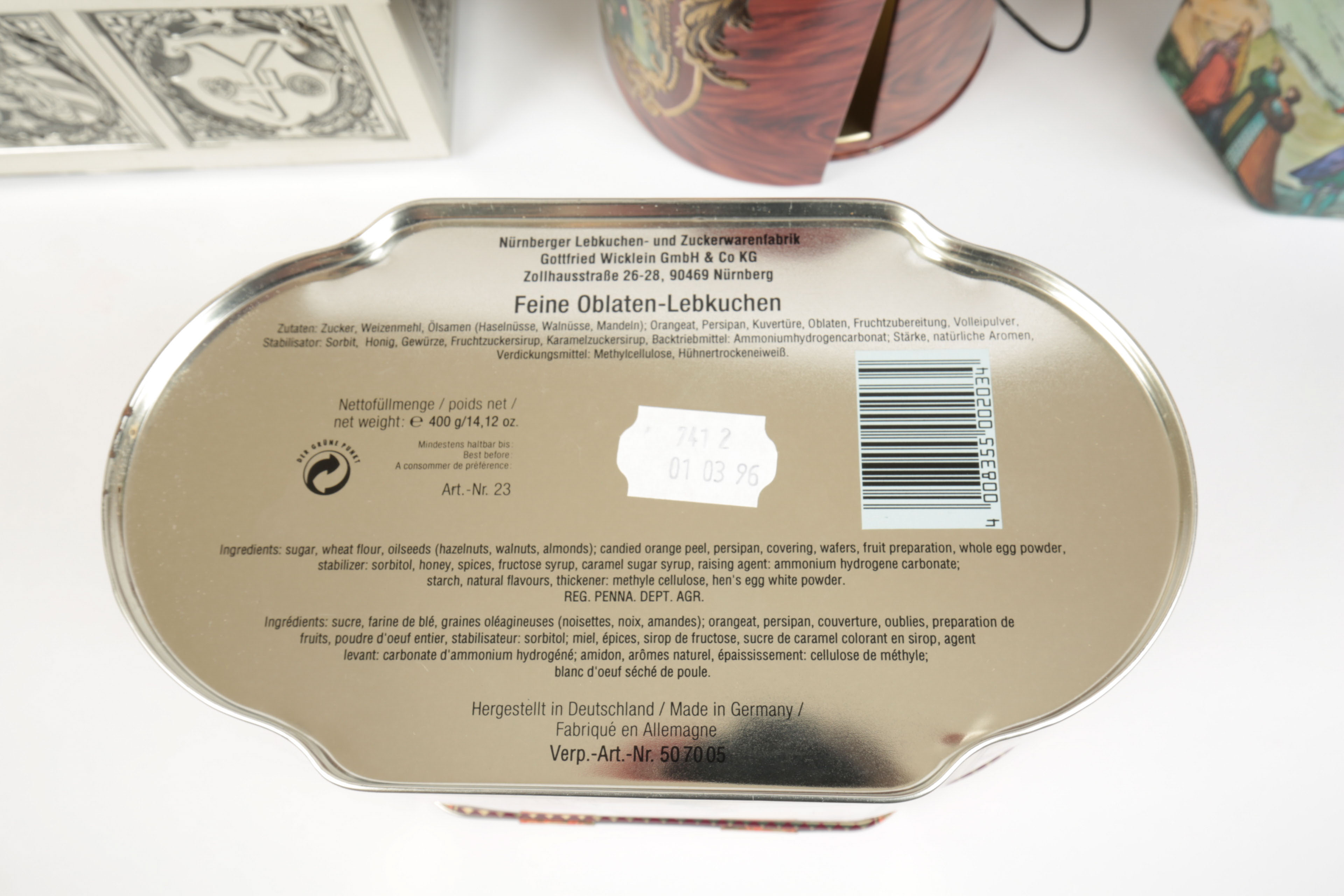 German Tin Container Collection