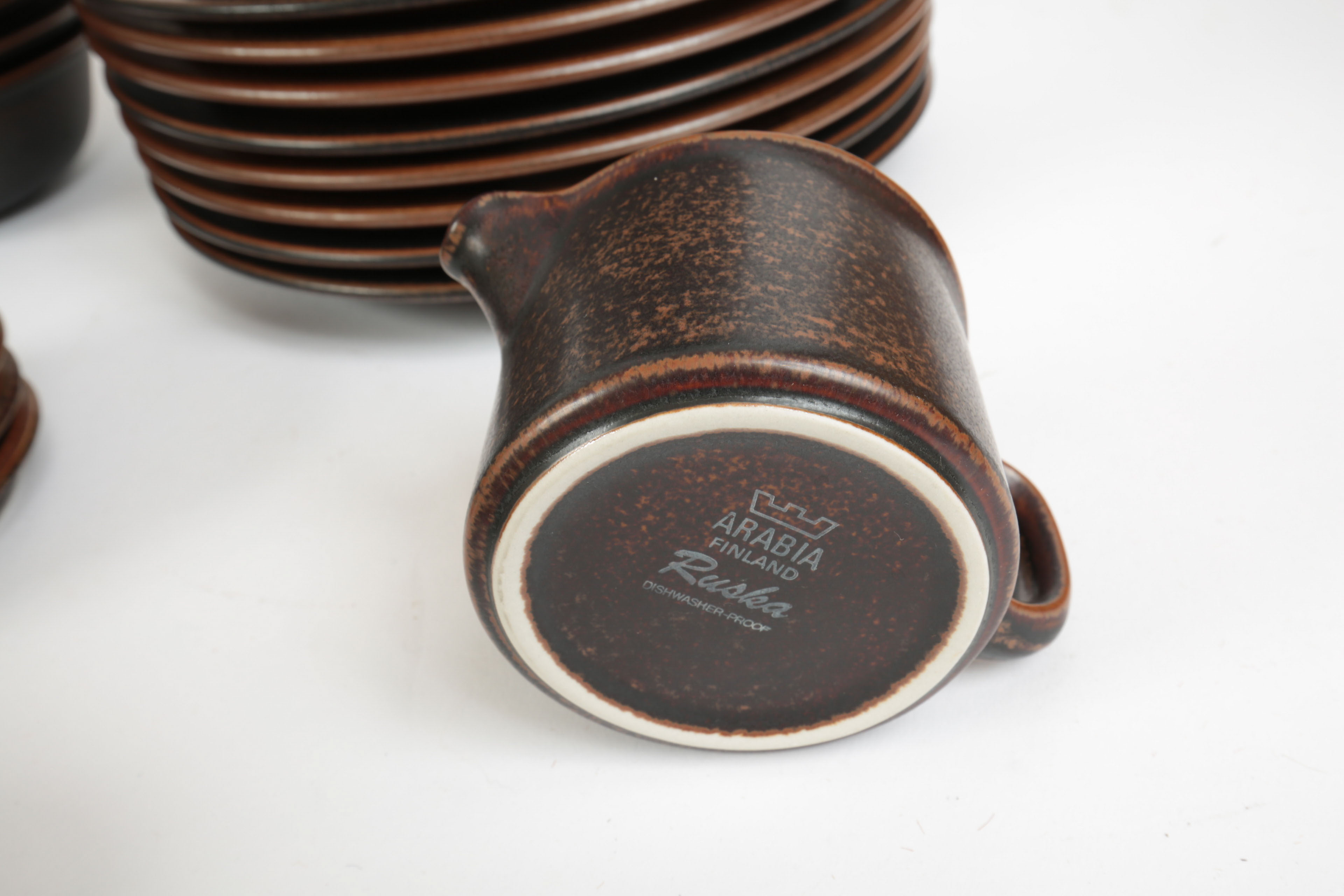 1960s Arabia Finish "Ruska" Stoneware