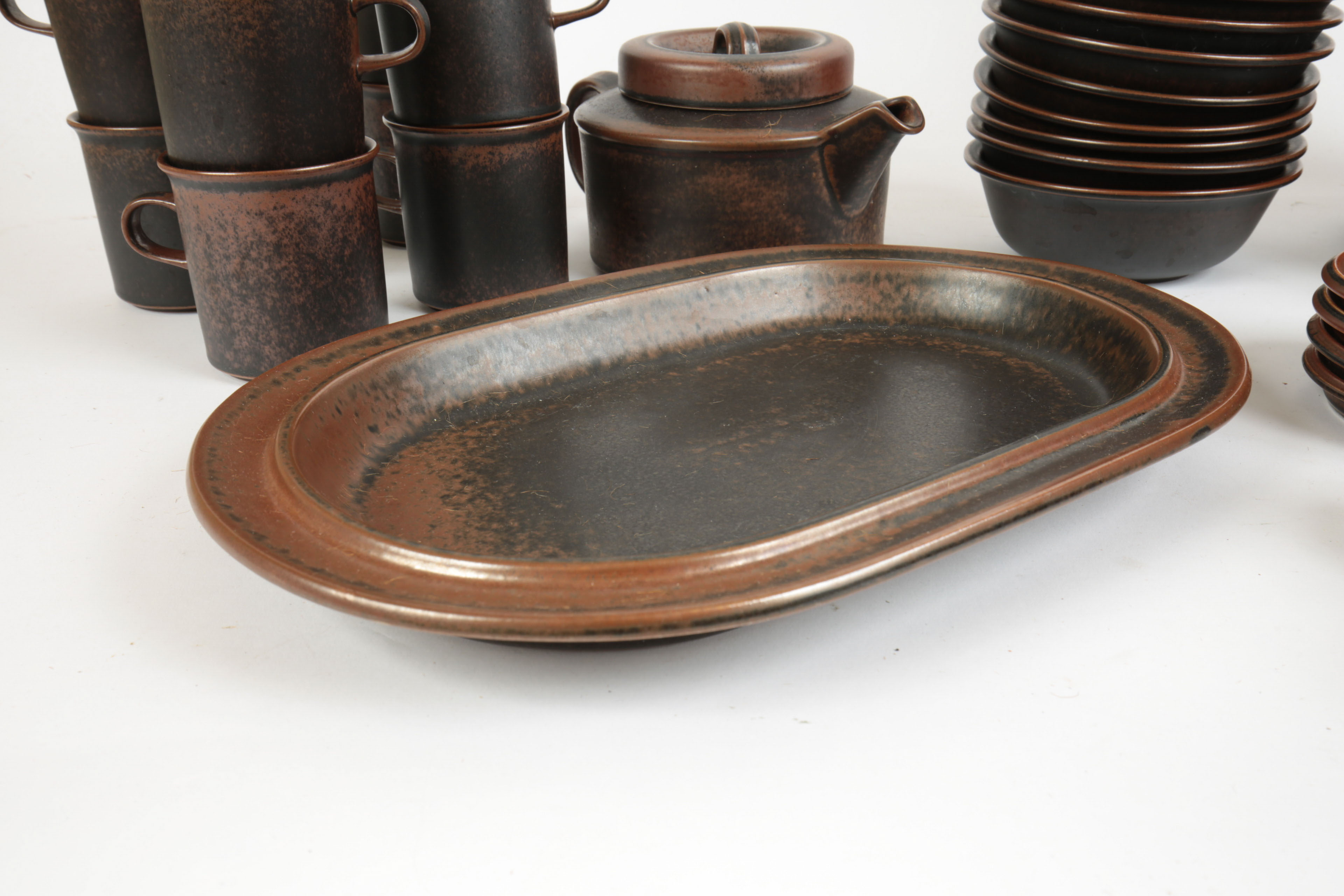 1960s Arabia Finish "Ruska" Stoneware