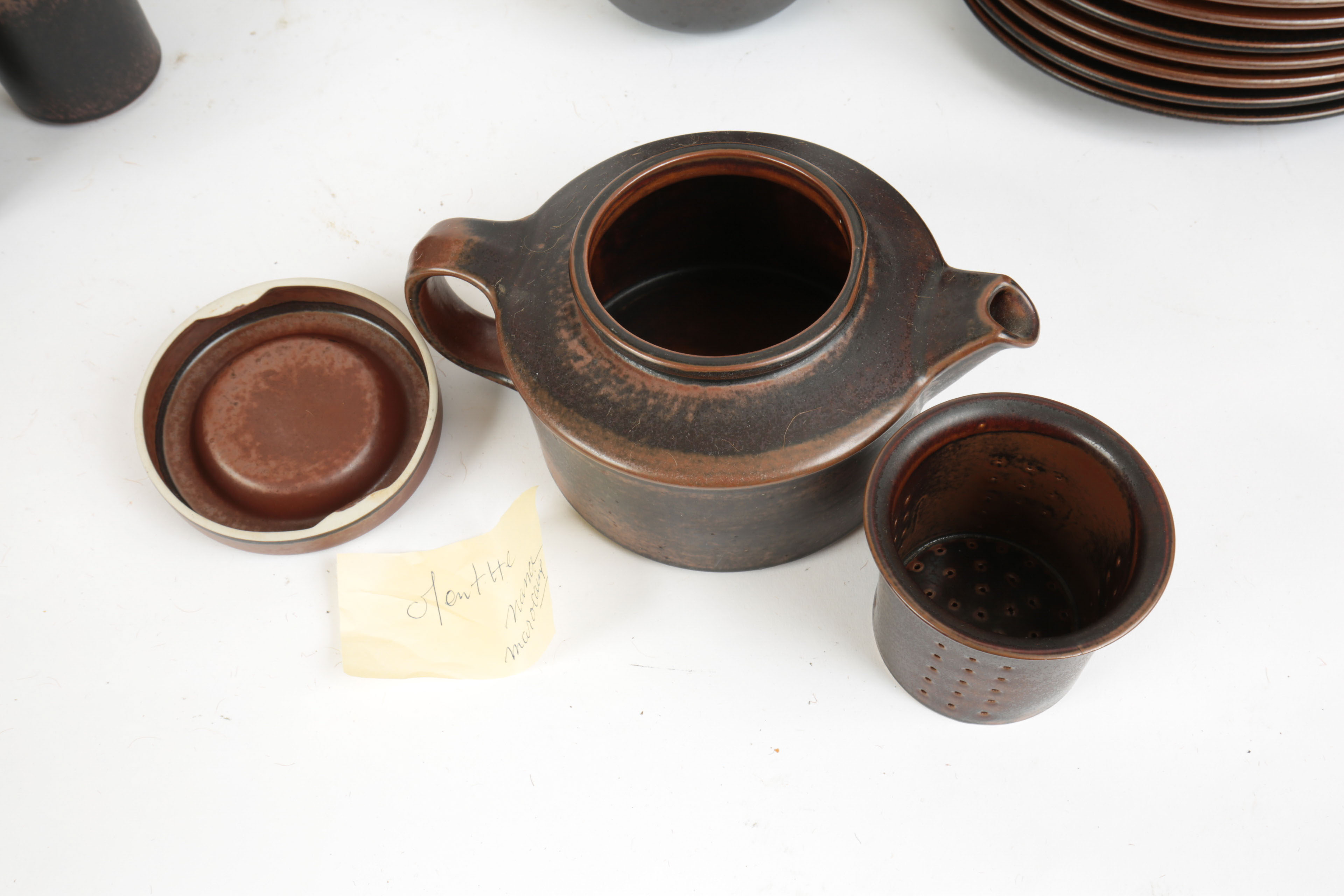 1960s Arabia Finish "Ruska" Stoneware