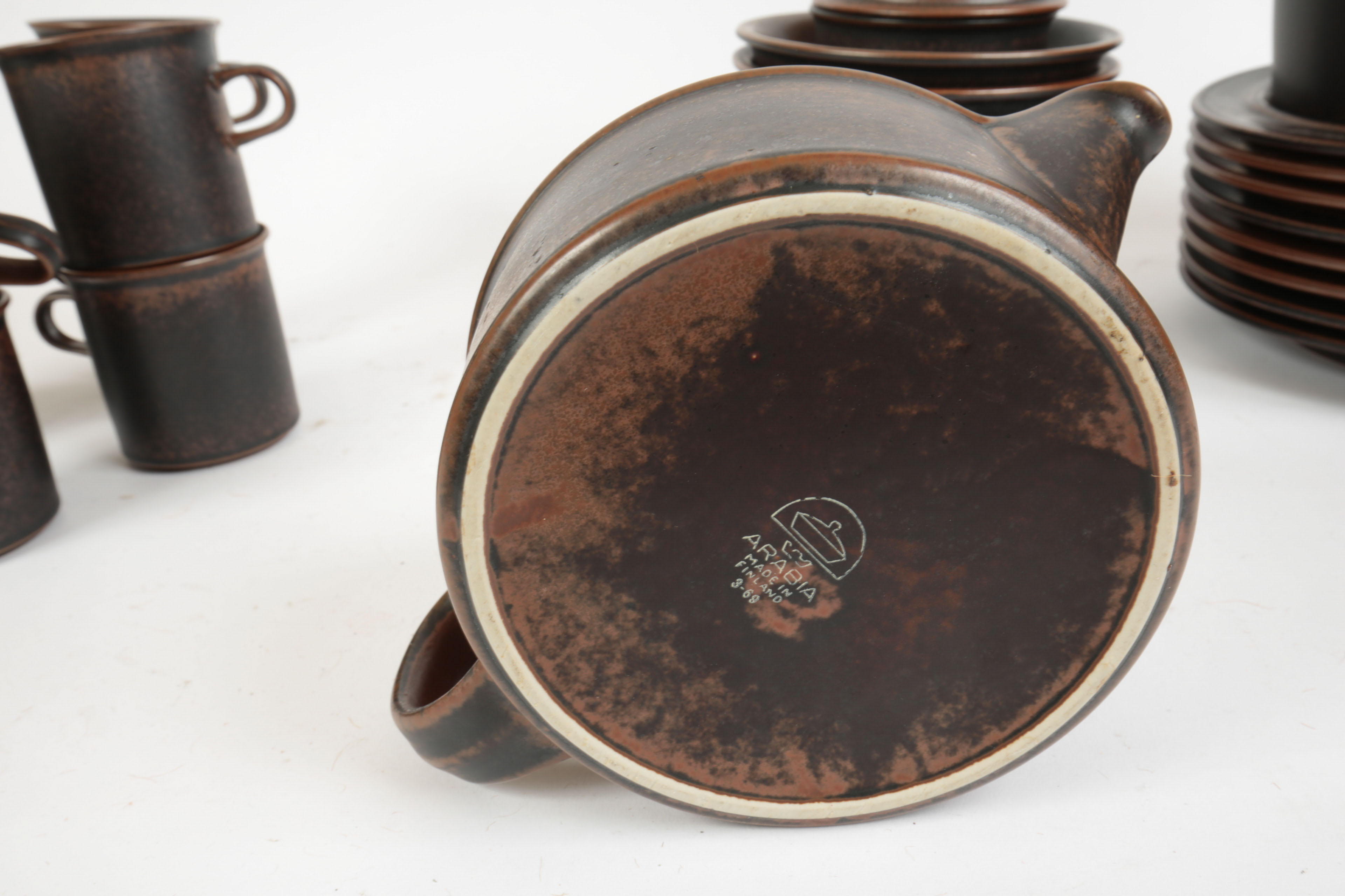 1960s Arabia Finish "Ruska" Stoneware